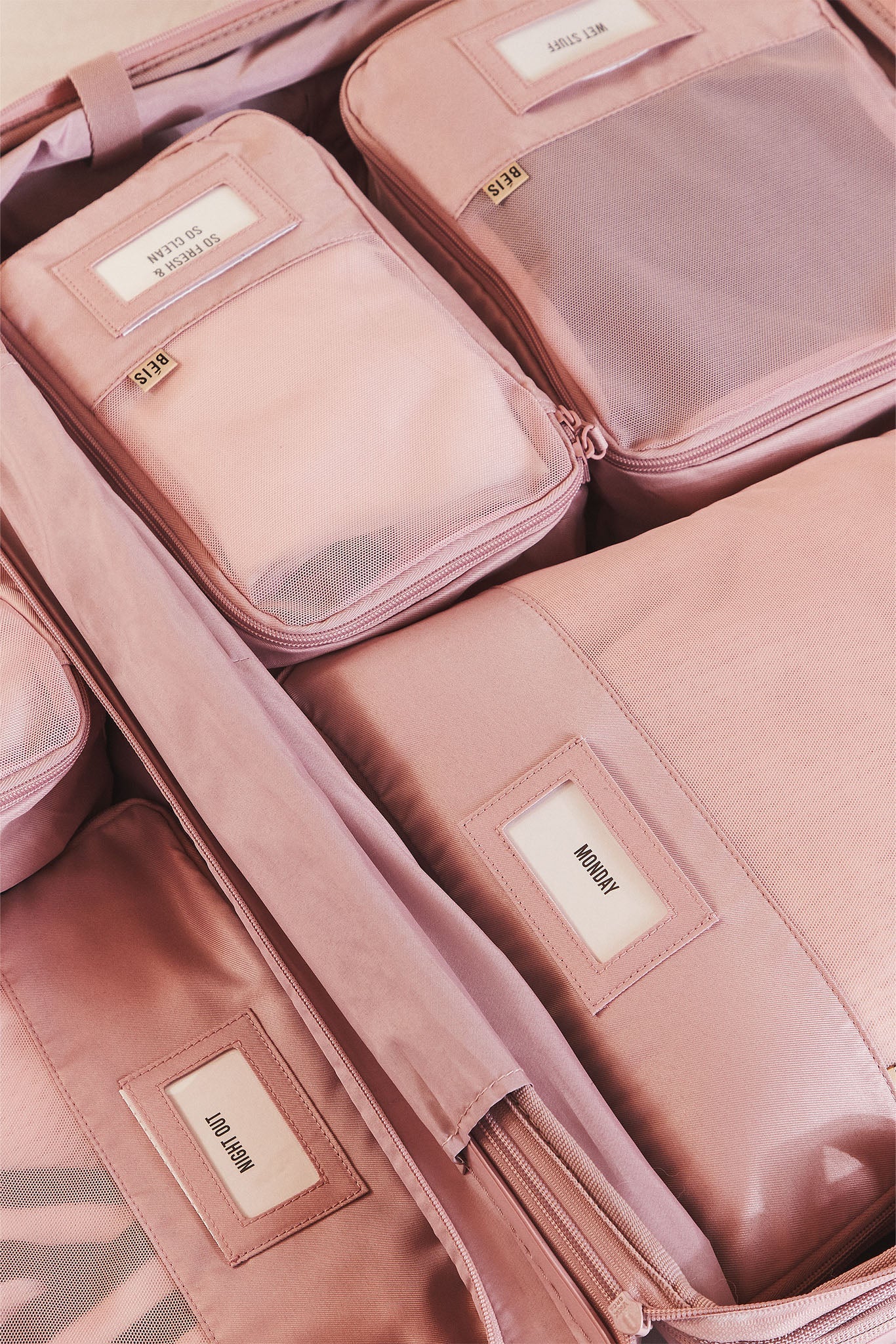 Les cubes de compression 4 pièces en rose Atlas