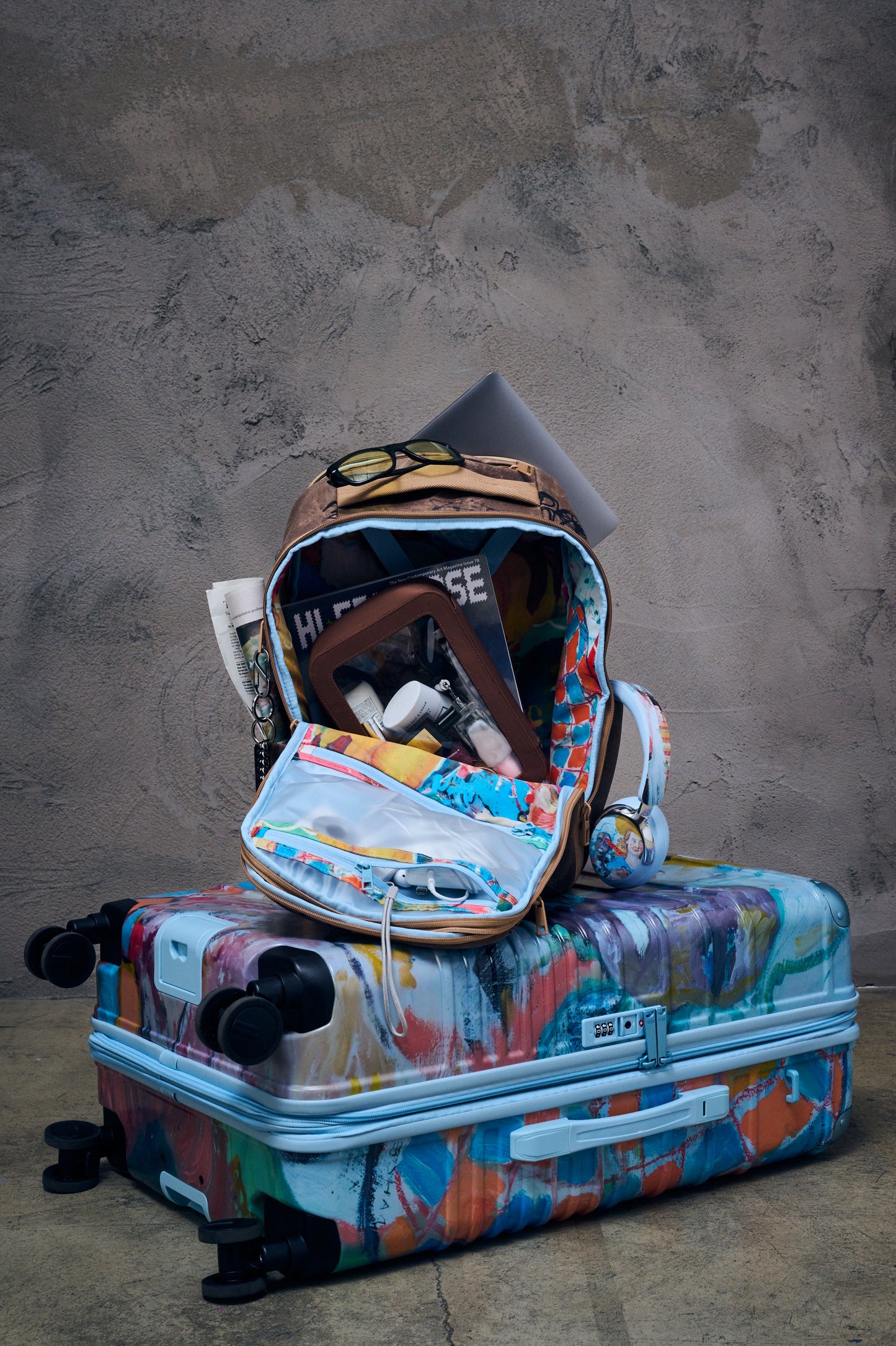 BÉIS x KidSuper The Pro Travel Backpack in Cargo