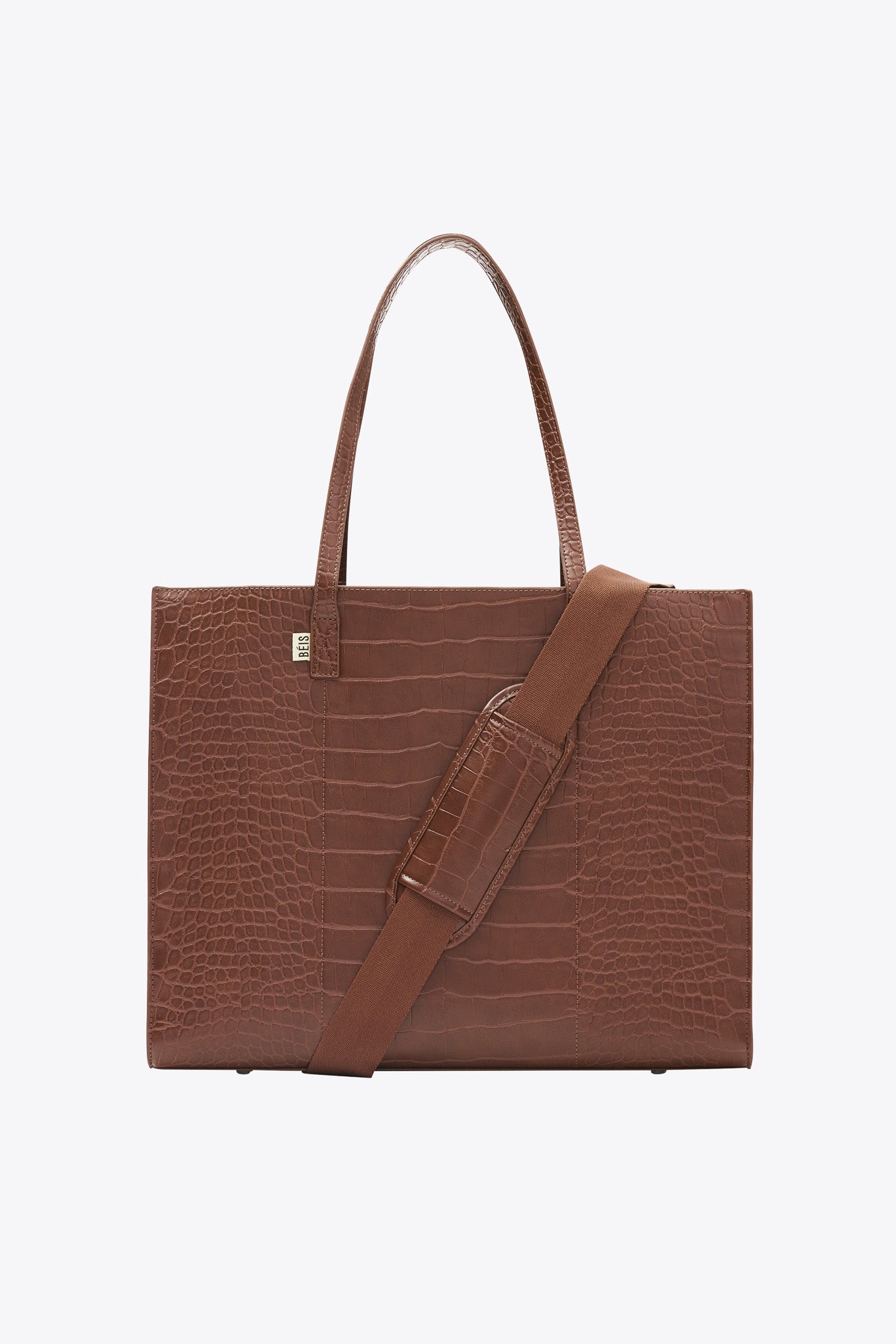 The Work Totes in Maple Croc