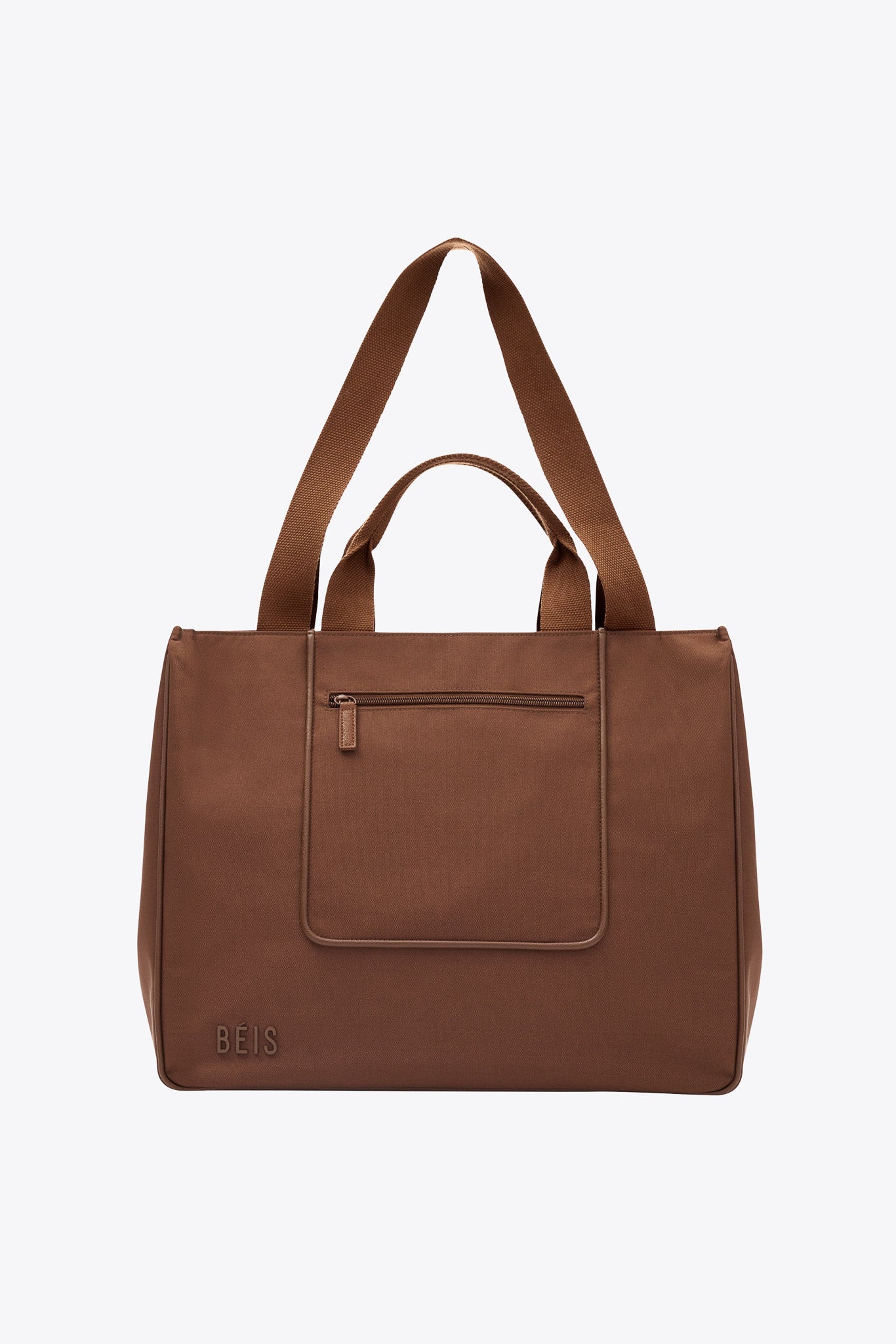 everyone Nylon Logo Tote Bag Brown - バッグ