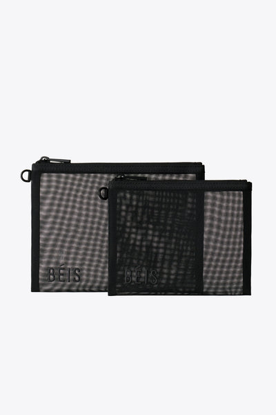 Pochette Accessoire Duo – Dimensions 18 X 10 X 5 Cm – Noir – Neuf – Idéal Rangement Petit Matériel