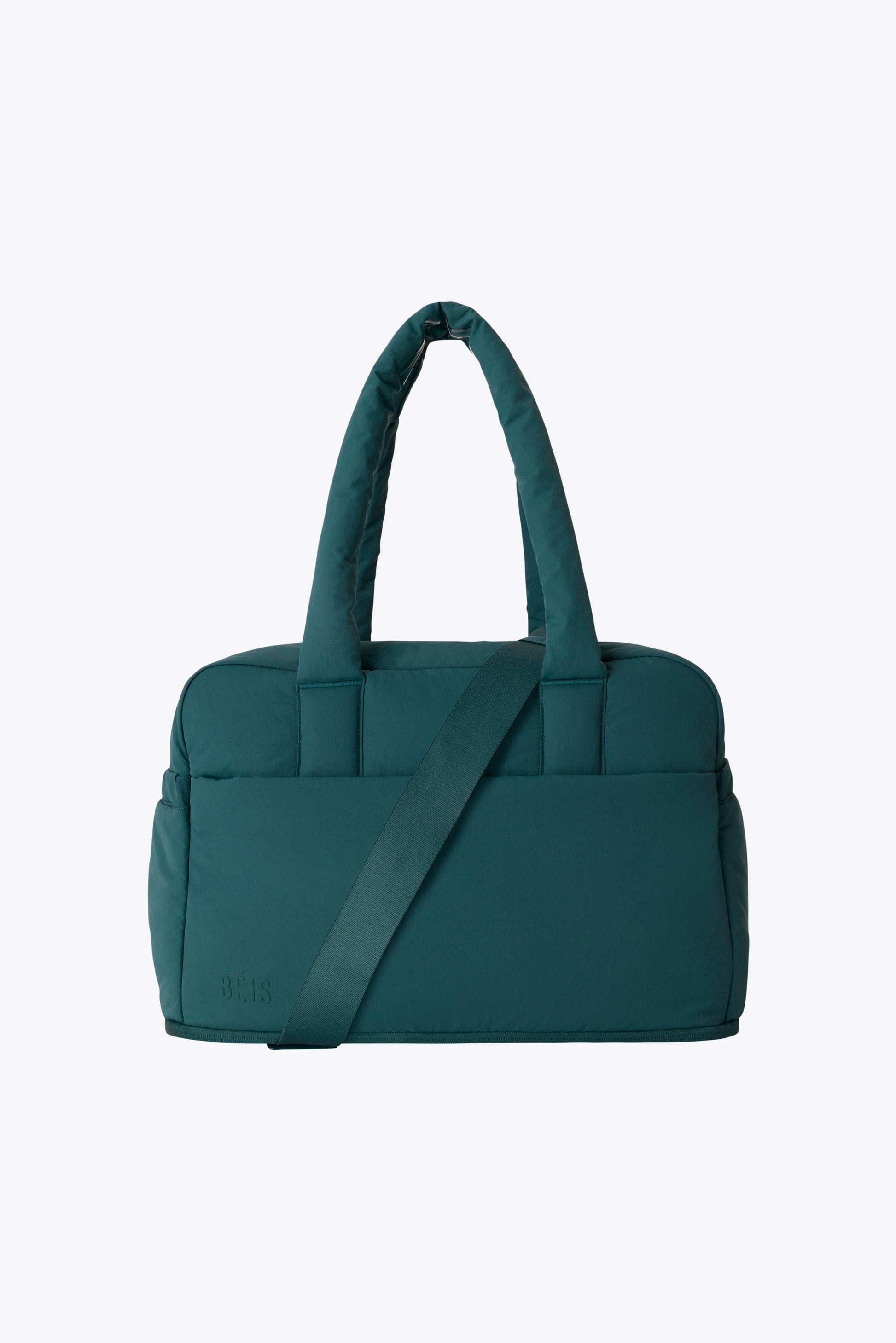 BÉIS 'The Air Duffle' in Deep Teal Deep Teal Blue Duffle Bag for