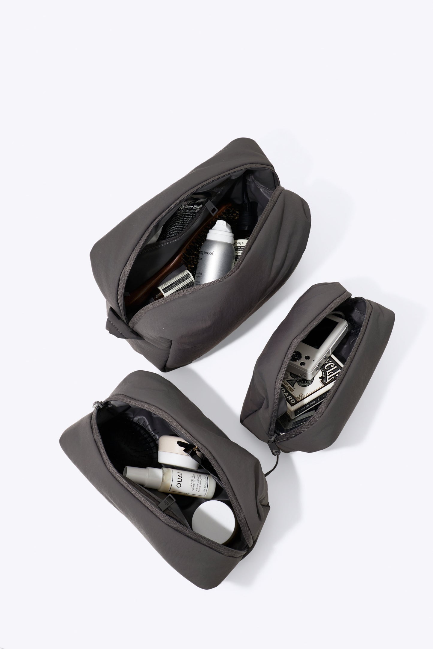 The Air Pouch Set in Charcoal