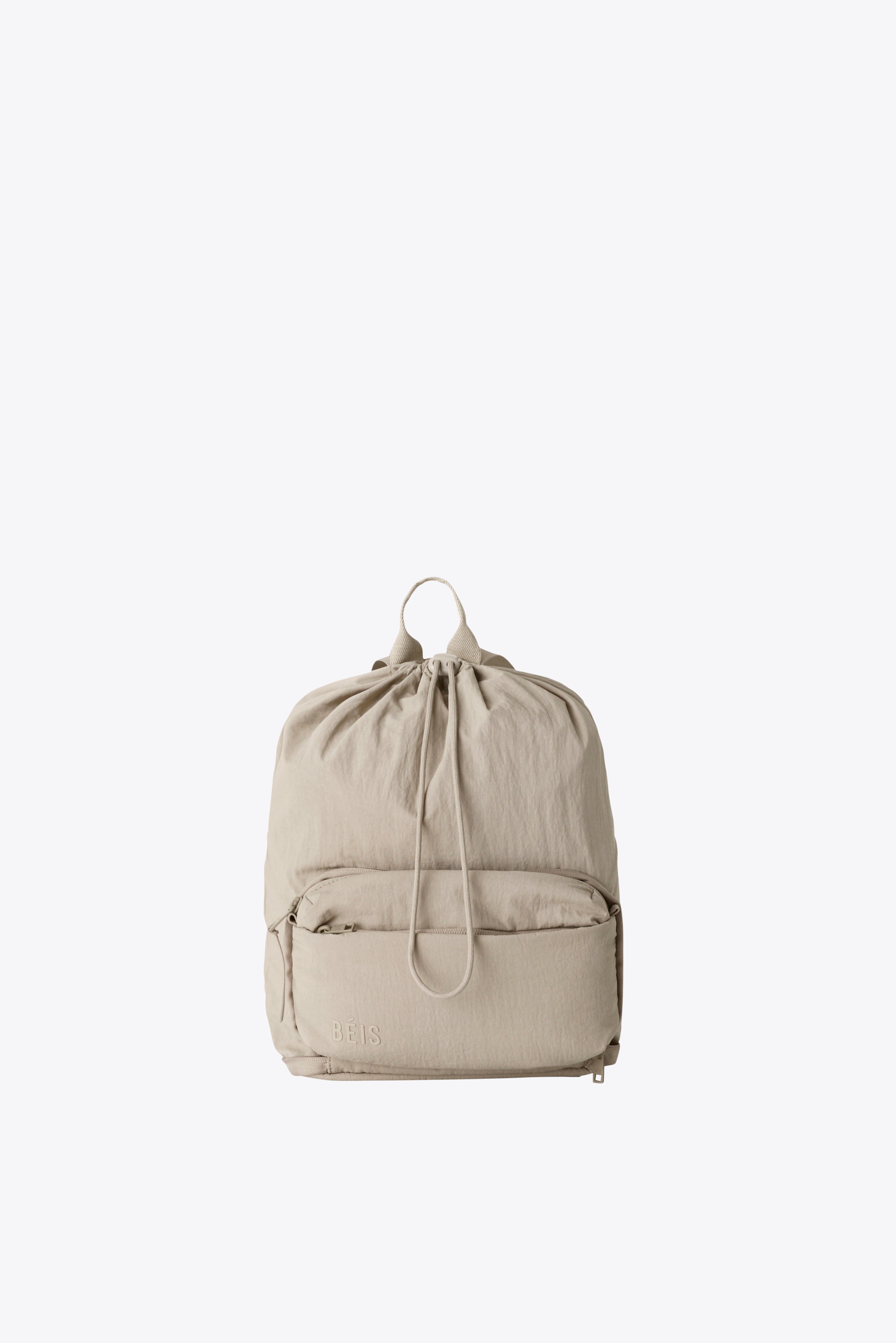 BÉIS 'The Compactible Backpack' in Oat - Compactible Crossbody