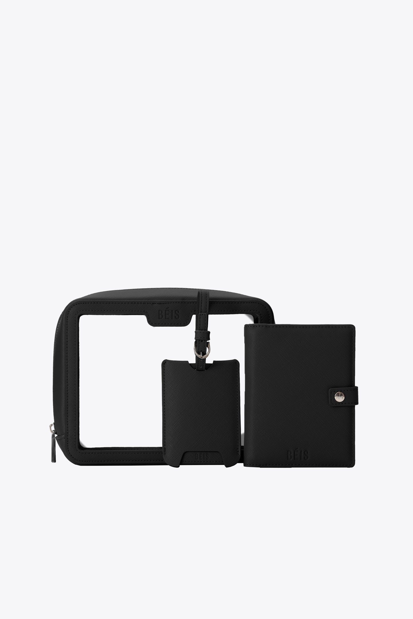 The Passport & Luggage Tag Set in Black