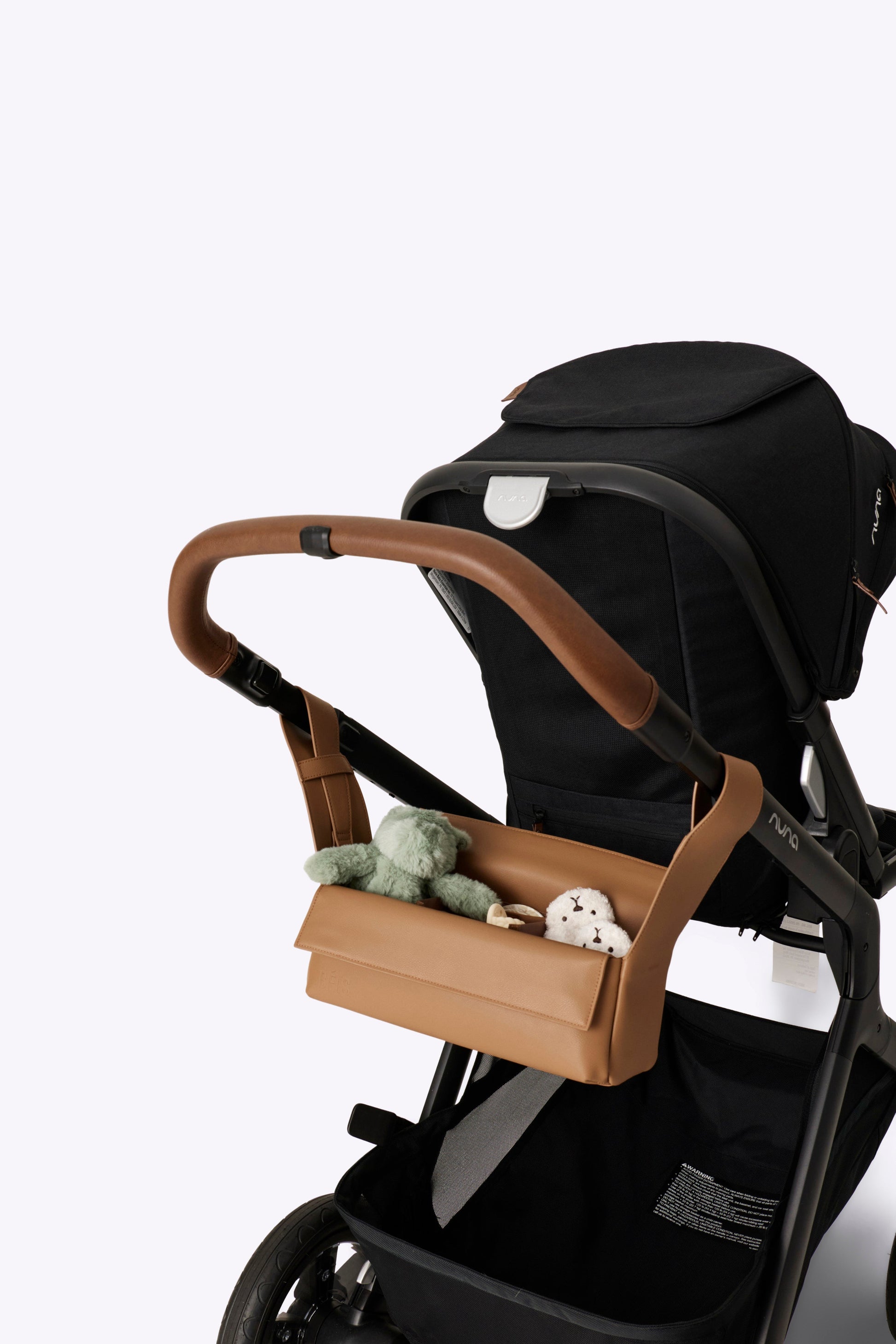 stroller caddy nuna The Convertible Stroller Caddy in Camel