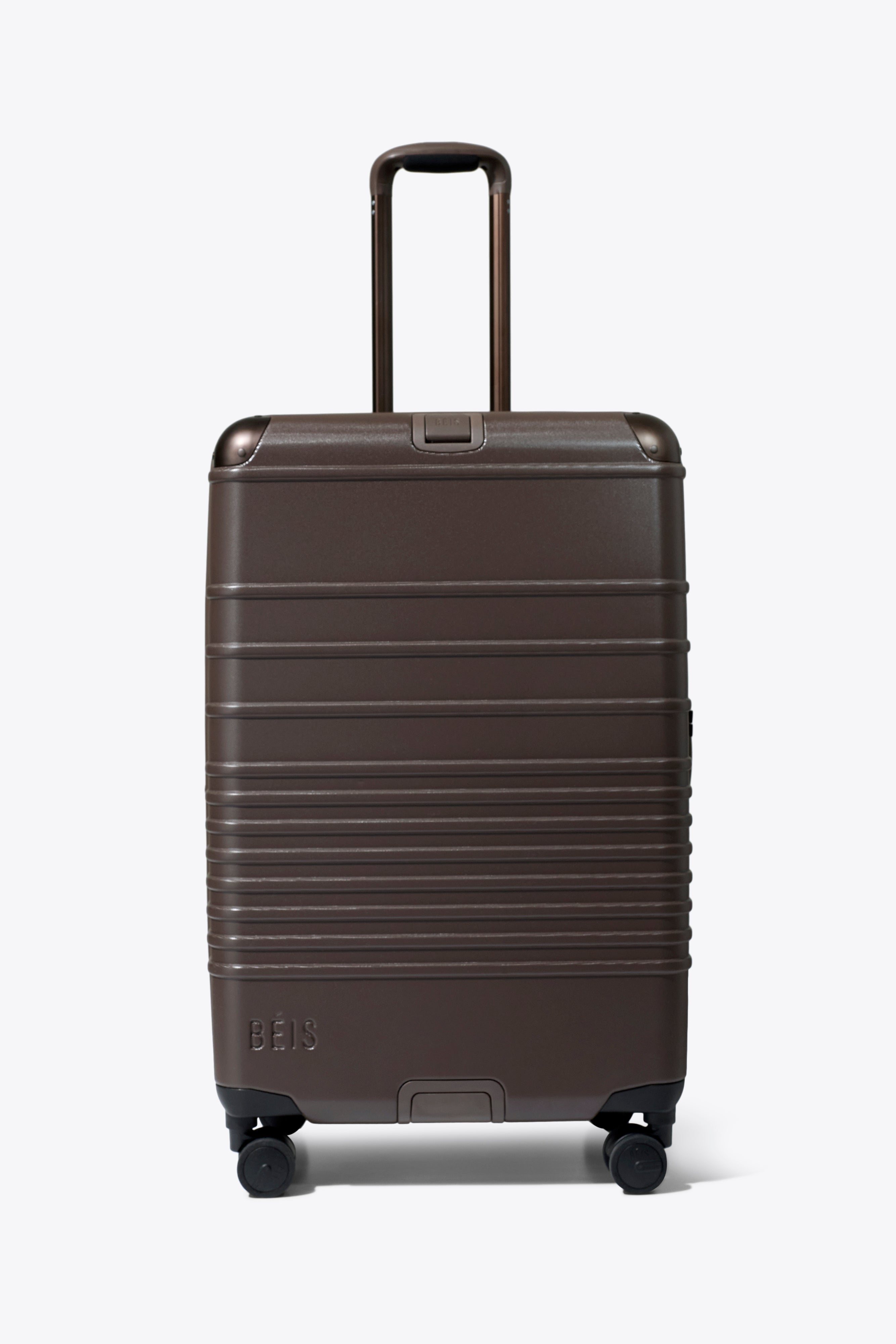 BÉIS 'The Hybrid Check-In Roller' in Espresso - Brown Hybrid Check