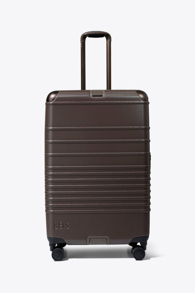 BÉIS 'The Hybrid Check-In Roller' in Espresso - Brown Hybrid Check