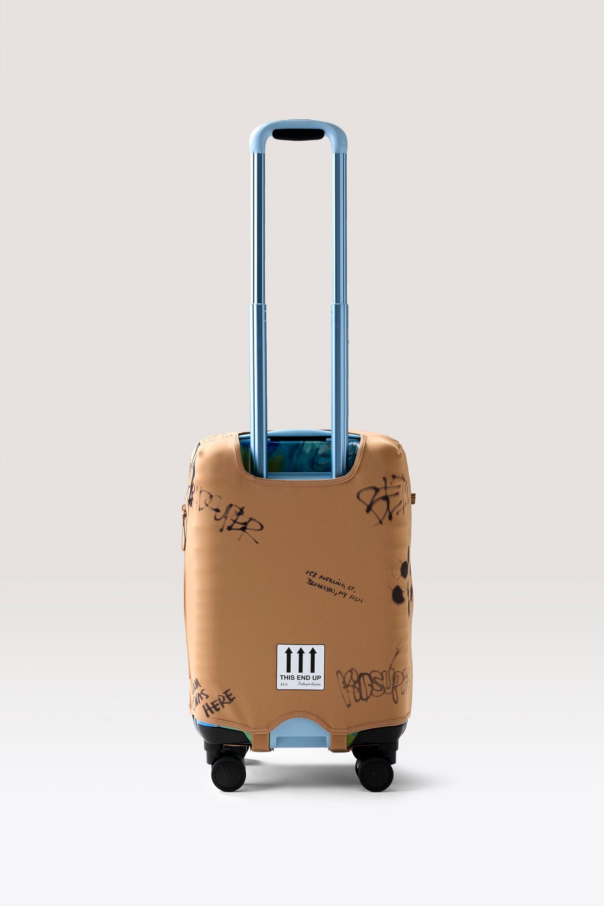 BÉIS x KidSuper The Hybrid Carry-On Luggage Cover in Cargo