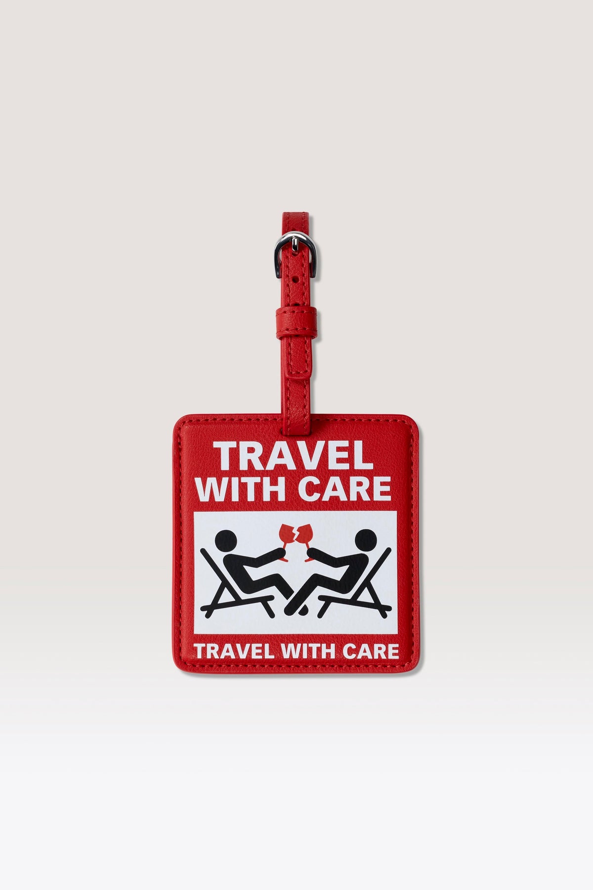 BÉIS x KidSuper The Pro Luggage Tag in Red