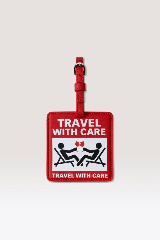 BÉIS x KidSuper The Pro Luggage Tag in Red