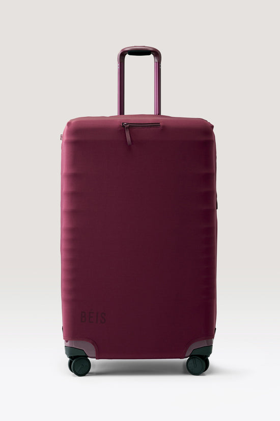 The Large Check-In Luggage Cover in Plum