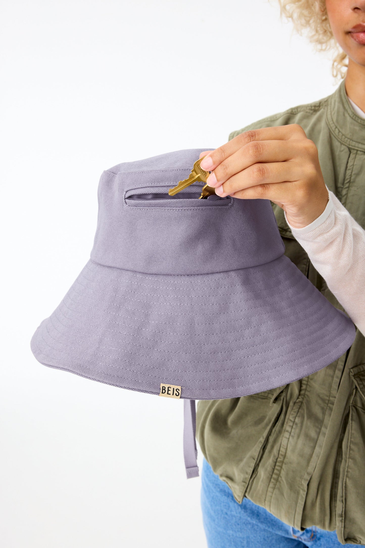 The Wide Brim Sun-Hat in Lavender