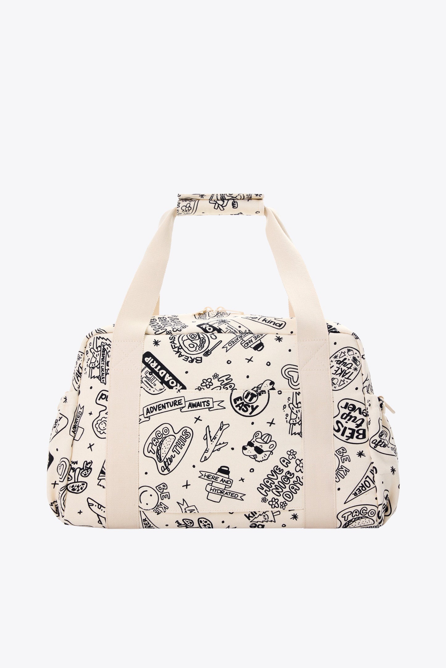 The Kids Duffle in Doodle Print