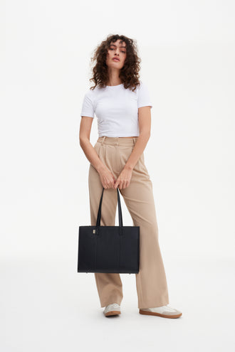 The Work Tote on model