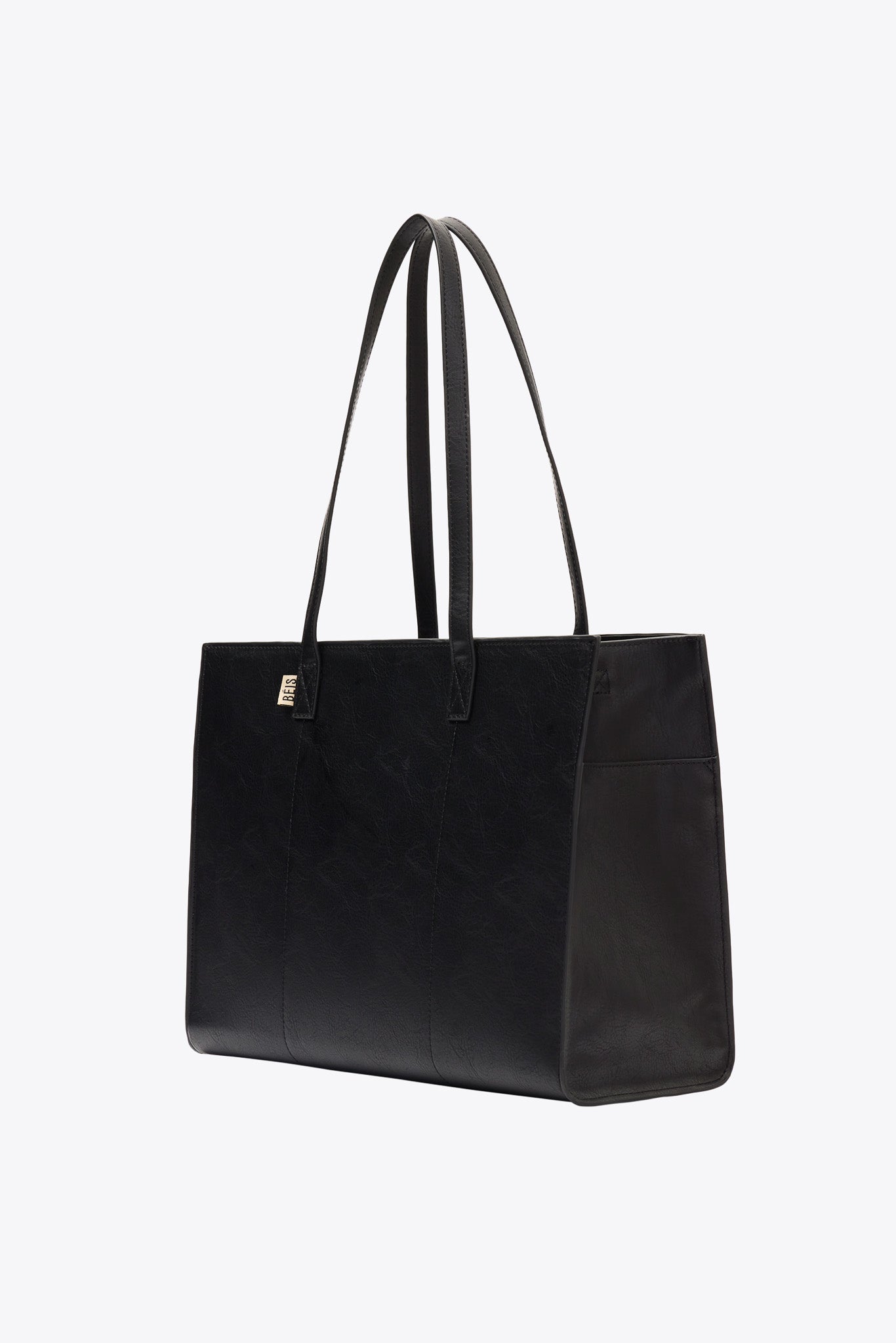 BÉIS ‘The Work Tote’ in Black - Black Work Bag For Women & Laptop
