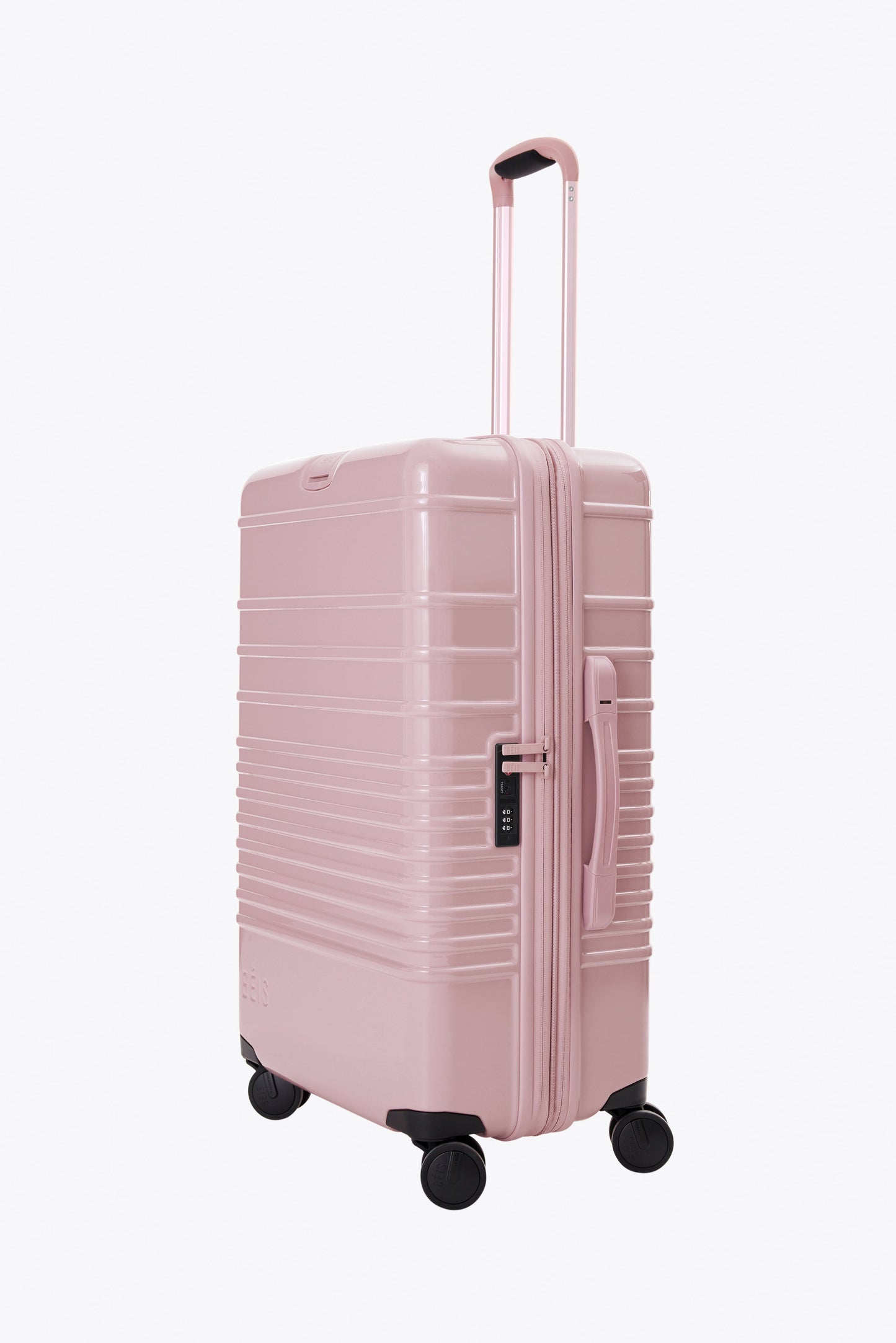 The Medium Check-In Roller in Glossy Atlas Pink