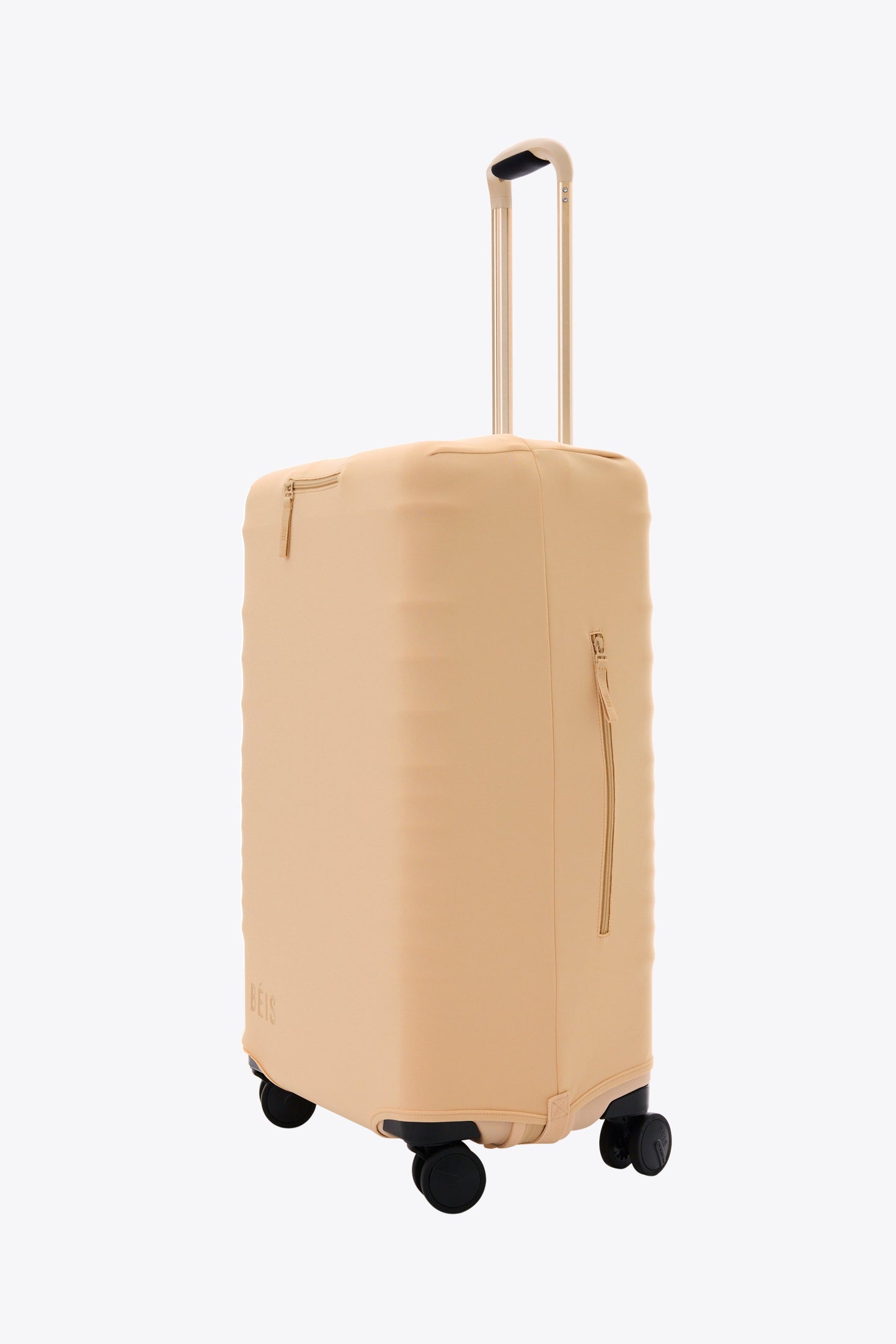 Le couvre-bagages d'enregistrement moyen en beige