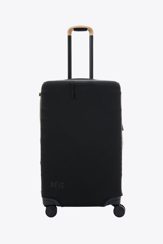 The Medium Check-In Luggage Cover in Black