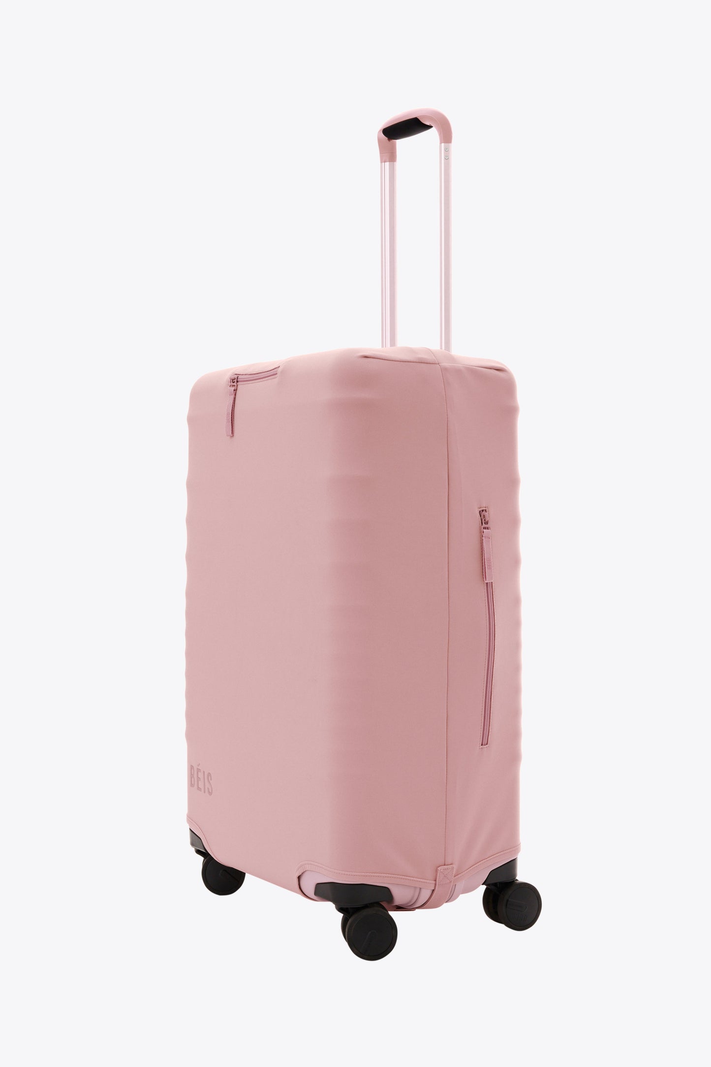 The Large Check-In Luggage Cover in Atlas Pink