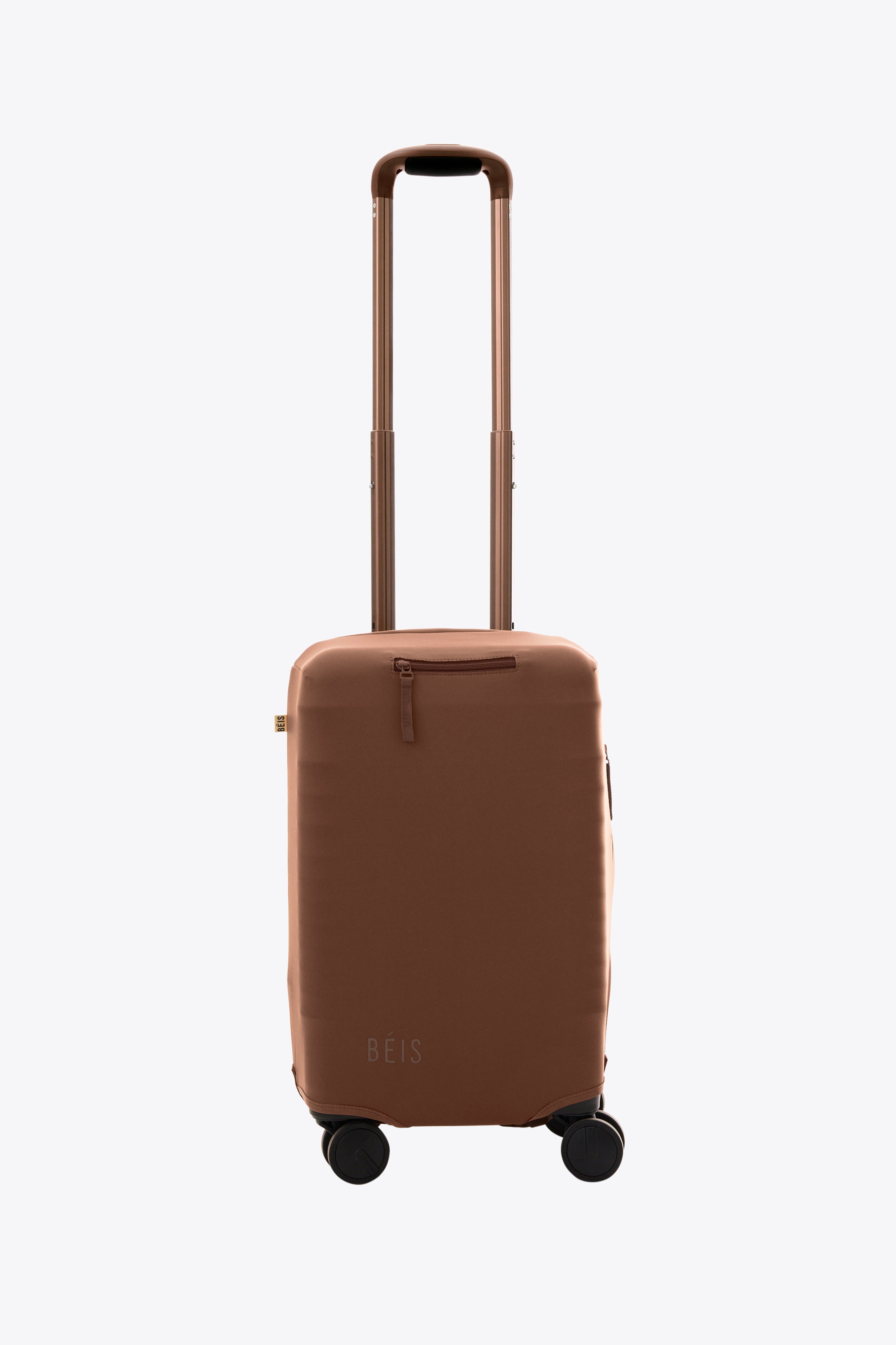 B IS The Small Carry On Luggage Cover In Maple Brown Small Carry On B Is The Small Carry On Luggage Cover In Maple Brown Small Carry On