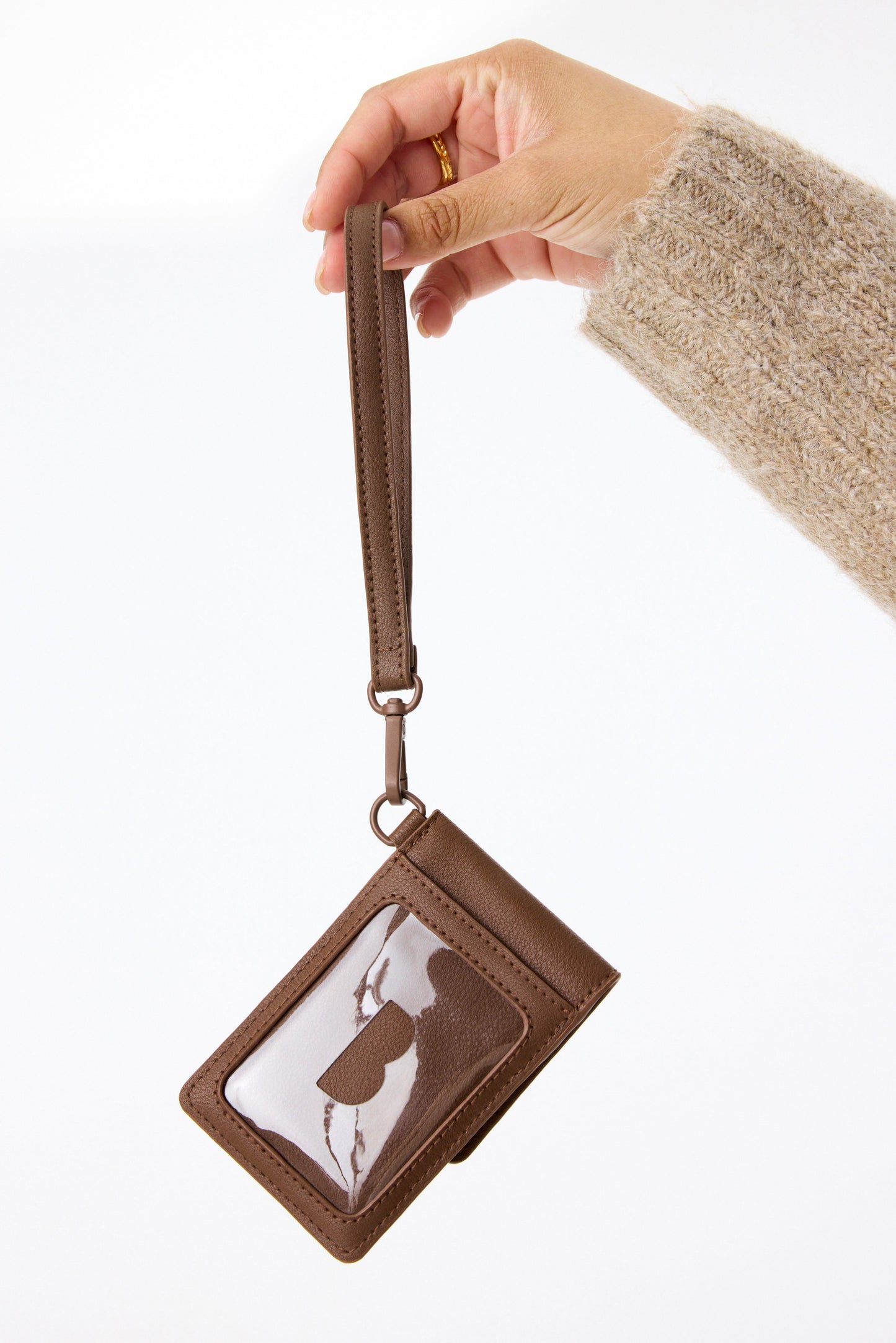 The ID Wristlet in Maple