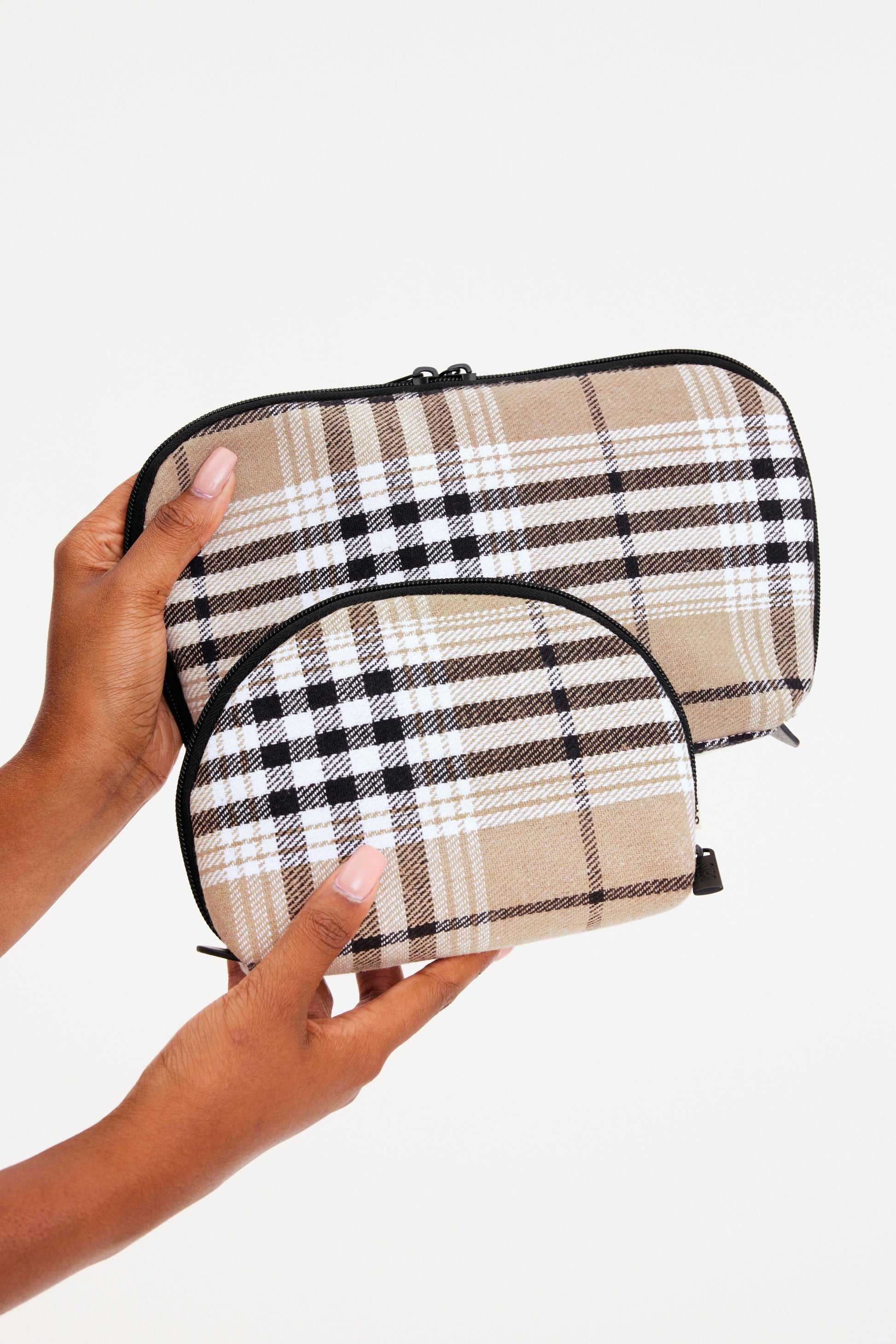 My Makeup Pouch with Coated Lining | Bag-all Gingham