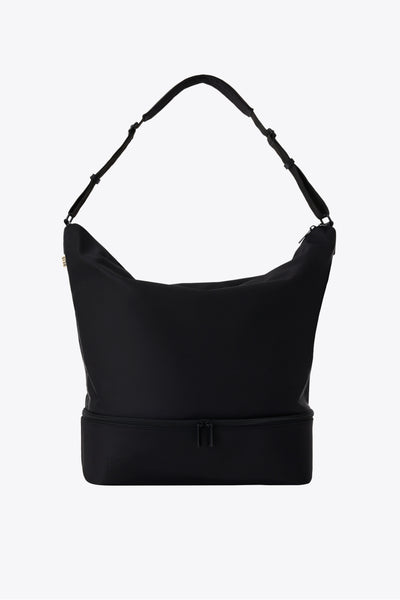 BÉIS 'The Crescent Weekender' in Black - Black Crescent Weekender
