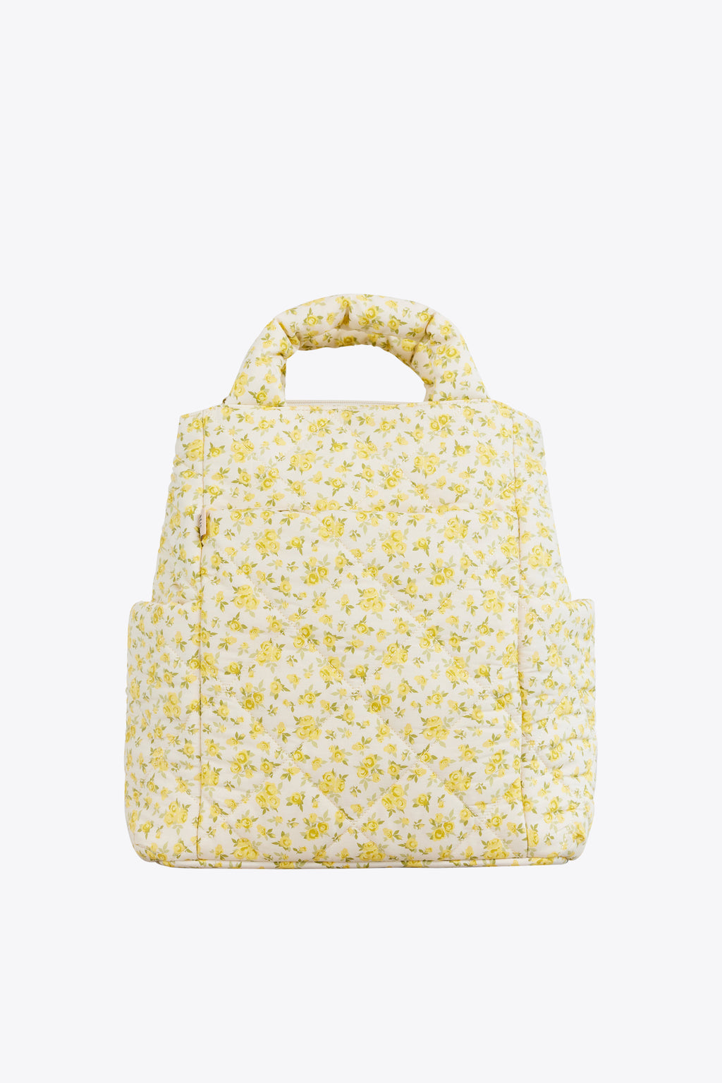 bebamour travel backpack diaper bag tote handbag purse dark yellow The Backpack Tote in Garden Party