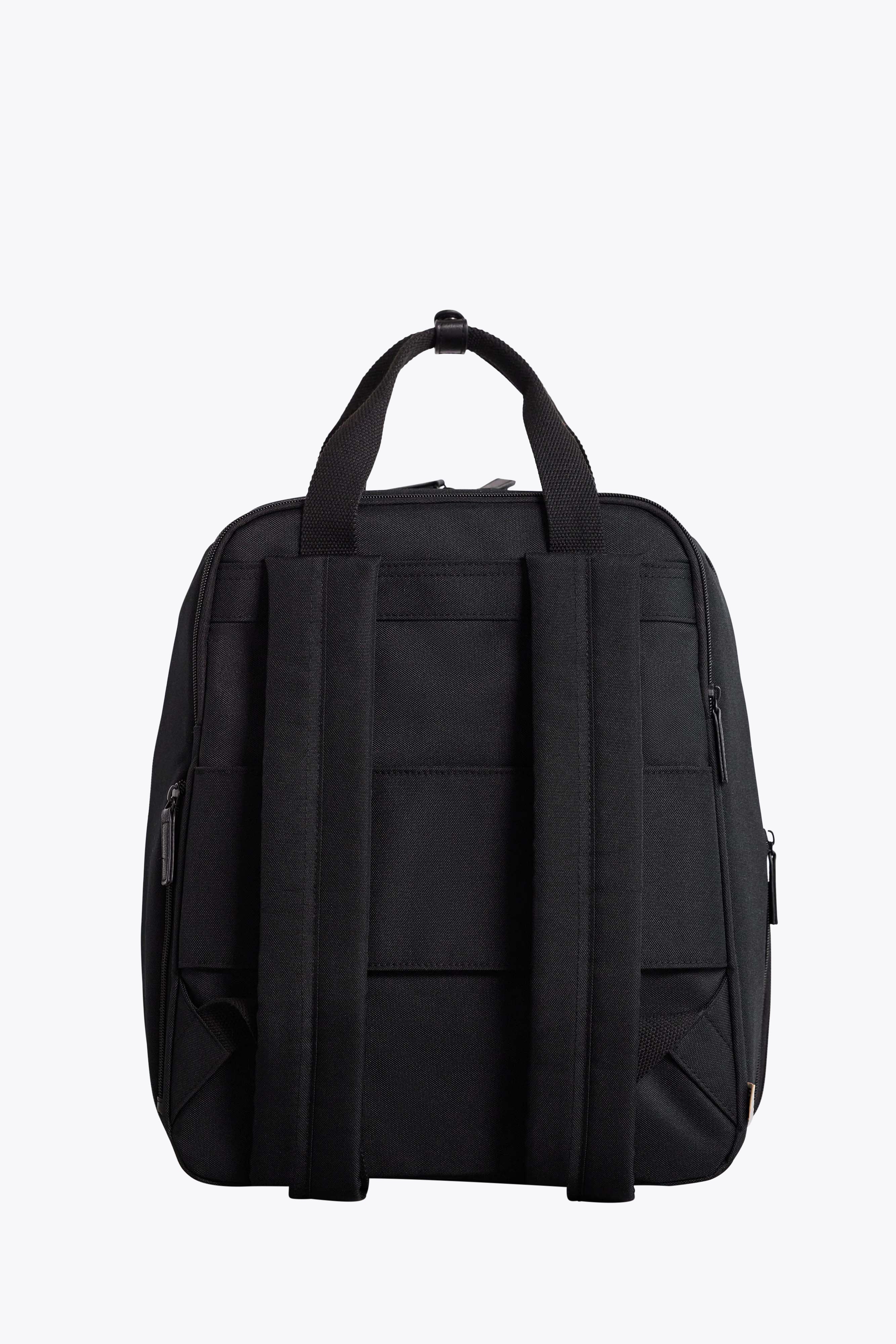 Bitis Backpack BÉIS 'The Expandable Backpack' in Black - Laptop Backpack In Black