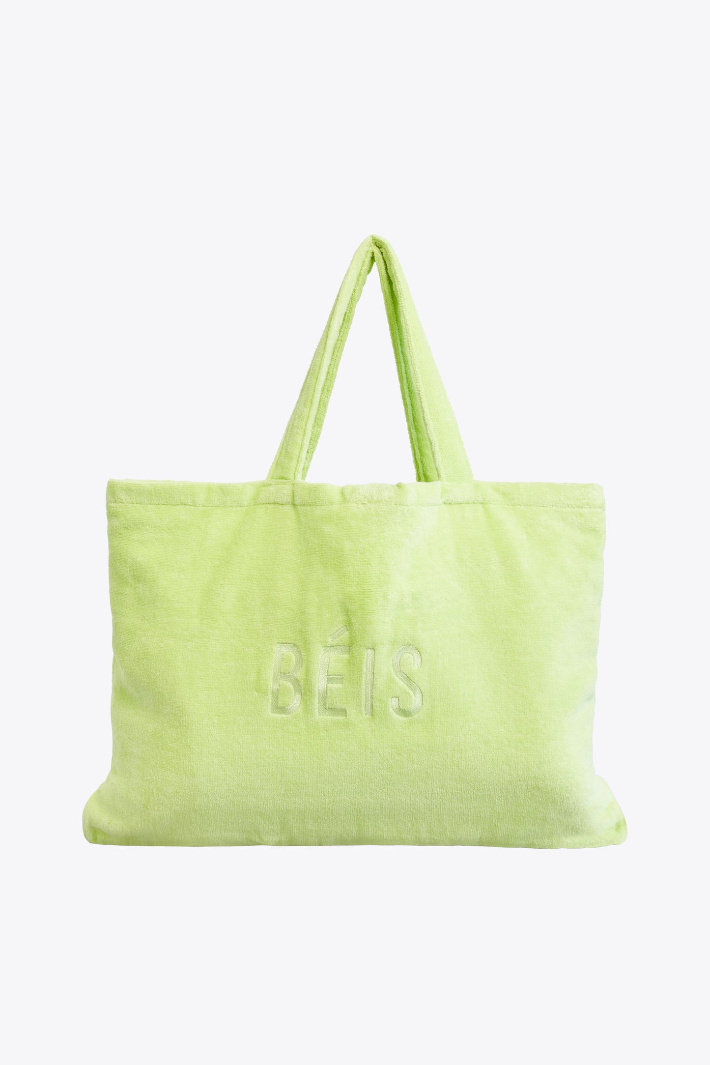 The Terry Towel Tote in Citron
