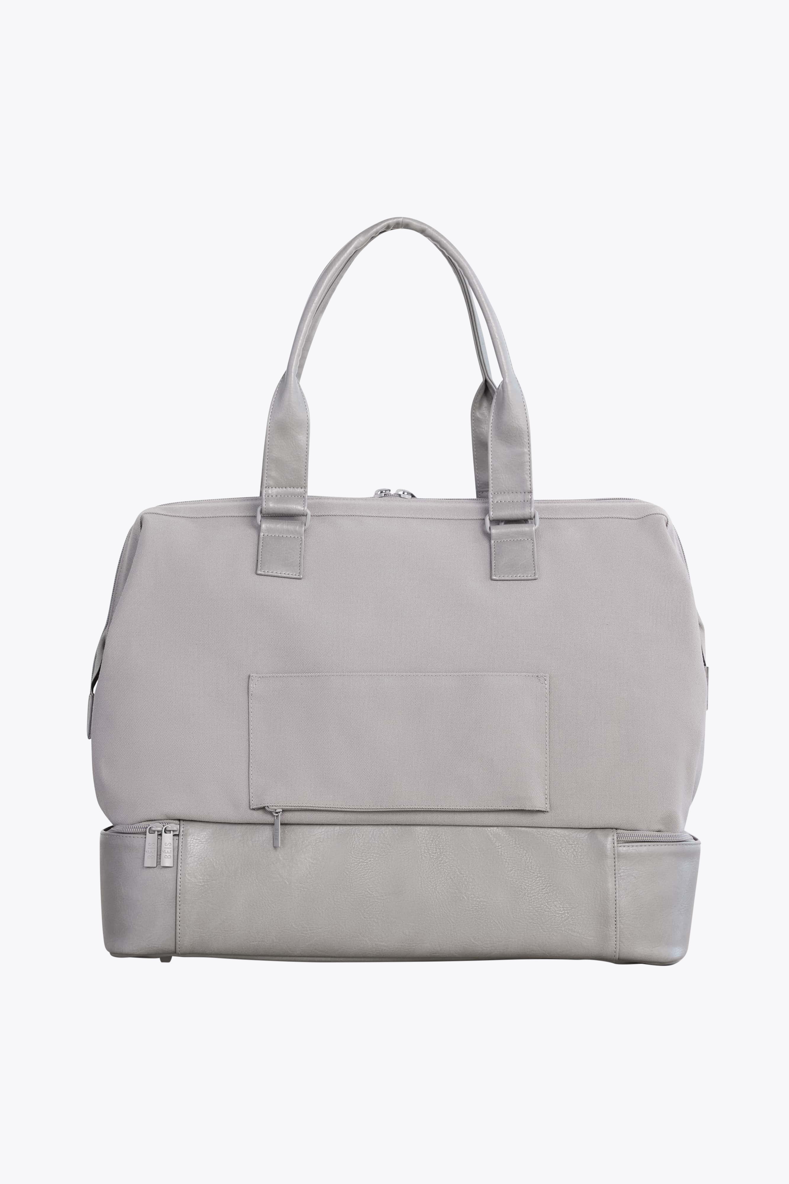 BÉIS 'The Weekender' in Grey - Grey Travel Bag & Duffle Bag