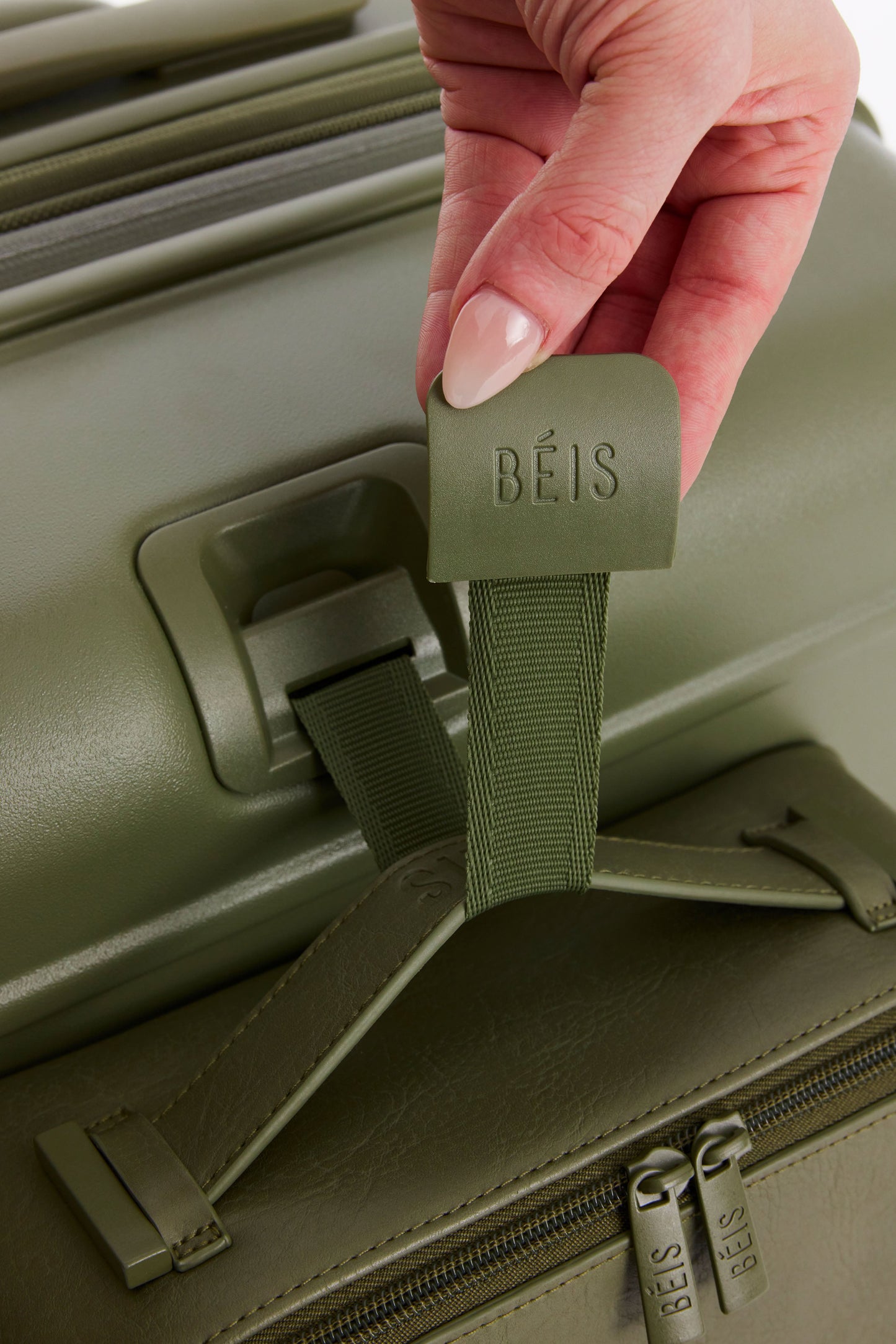 The Large Check-In Roller in Olive