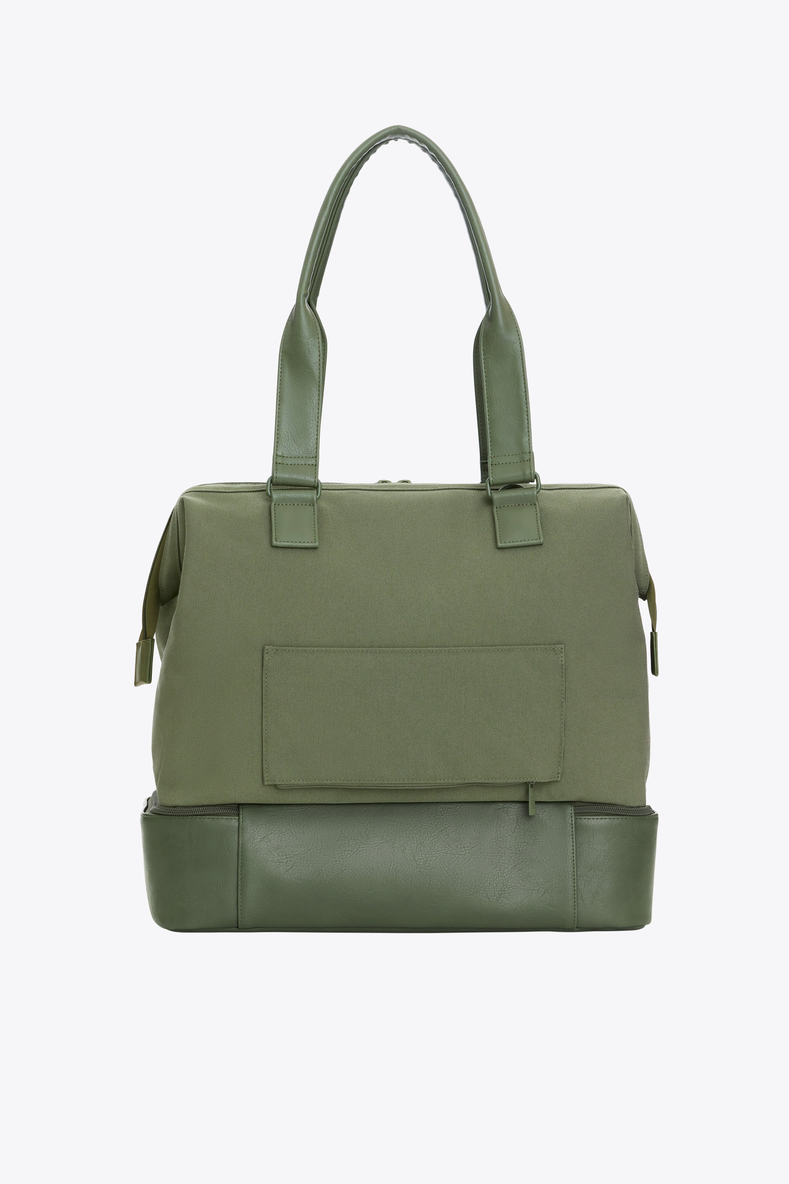 BÉIS 'The Mini Weekender' in Olive - Small Olive Green Duffle