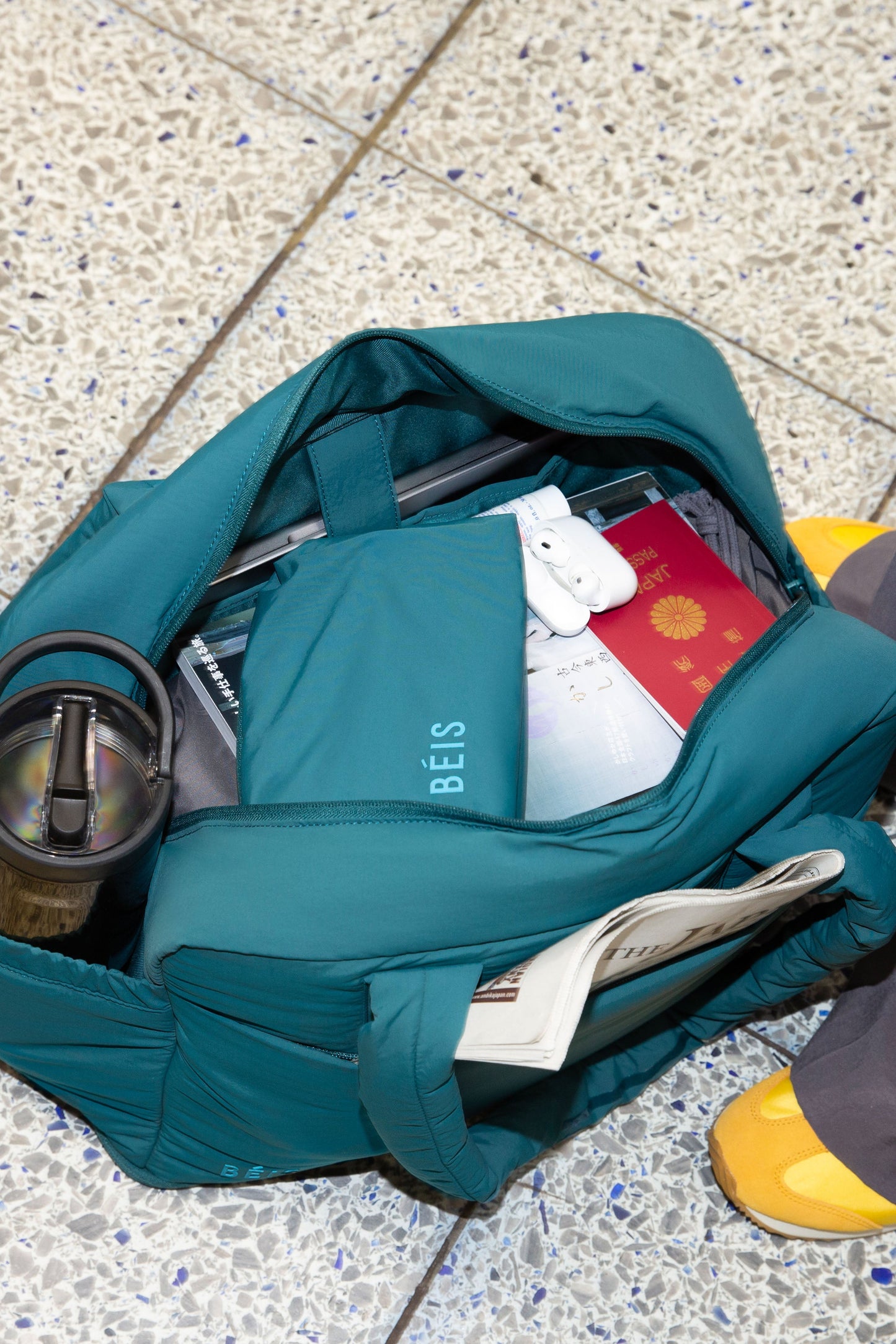 The Air Duffle in Deep Teal