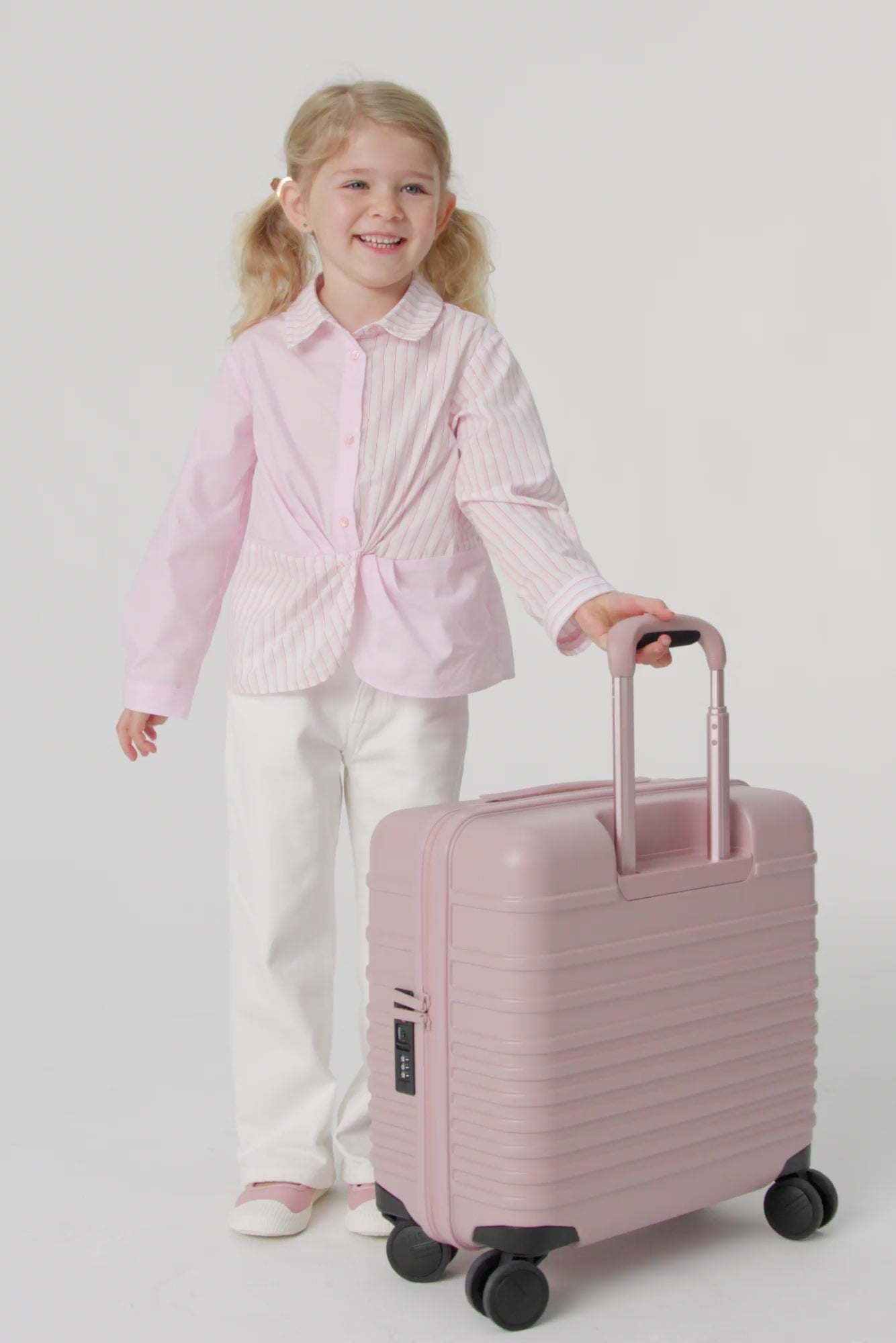 Mini pink suitcase sale