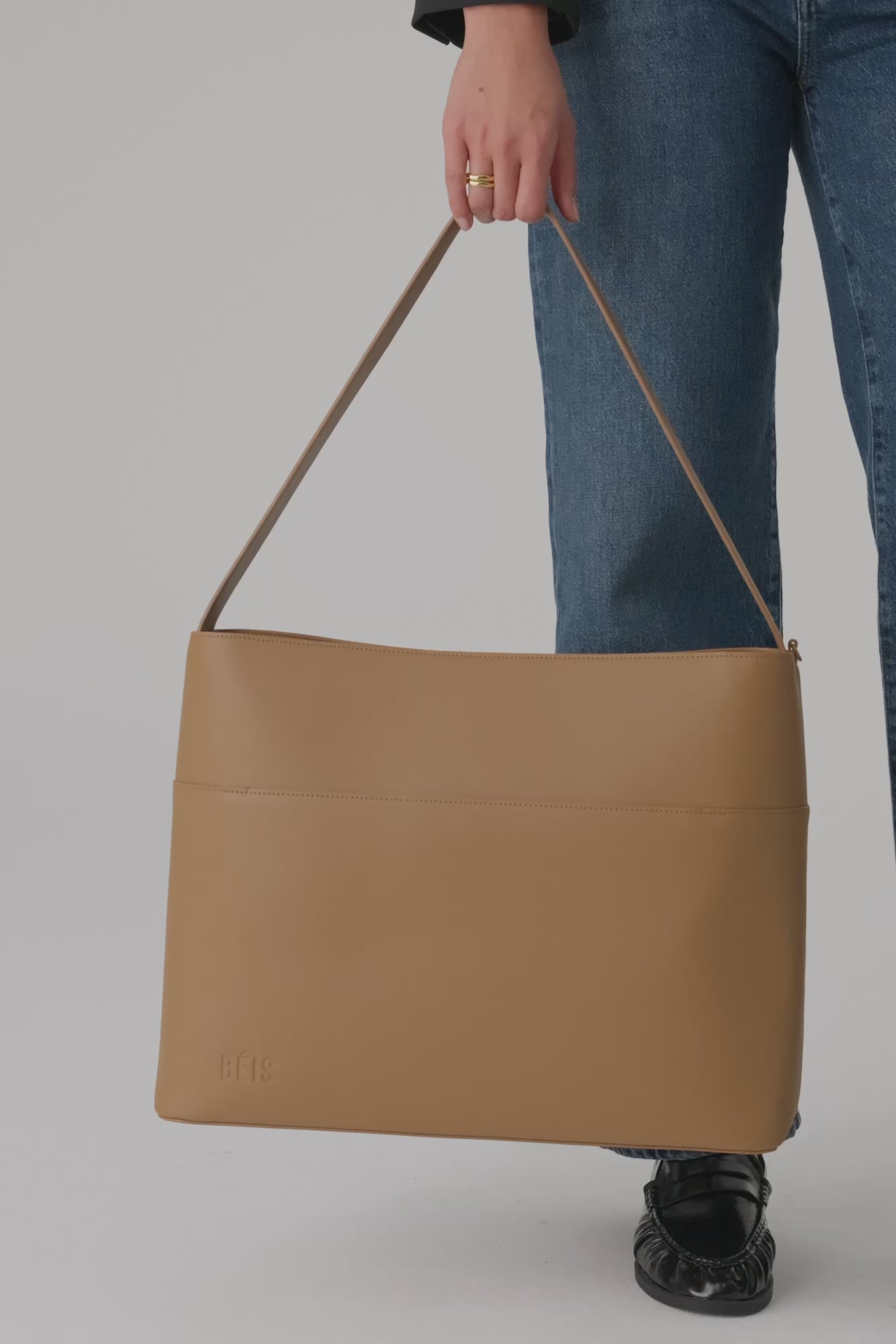 The Diaper Tote in Camel