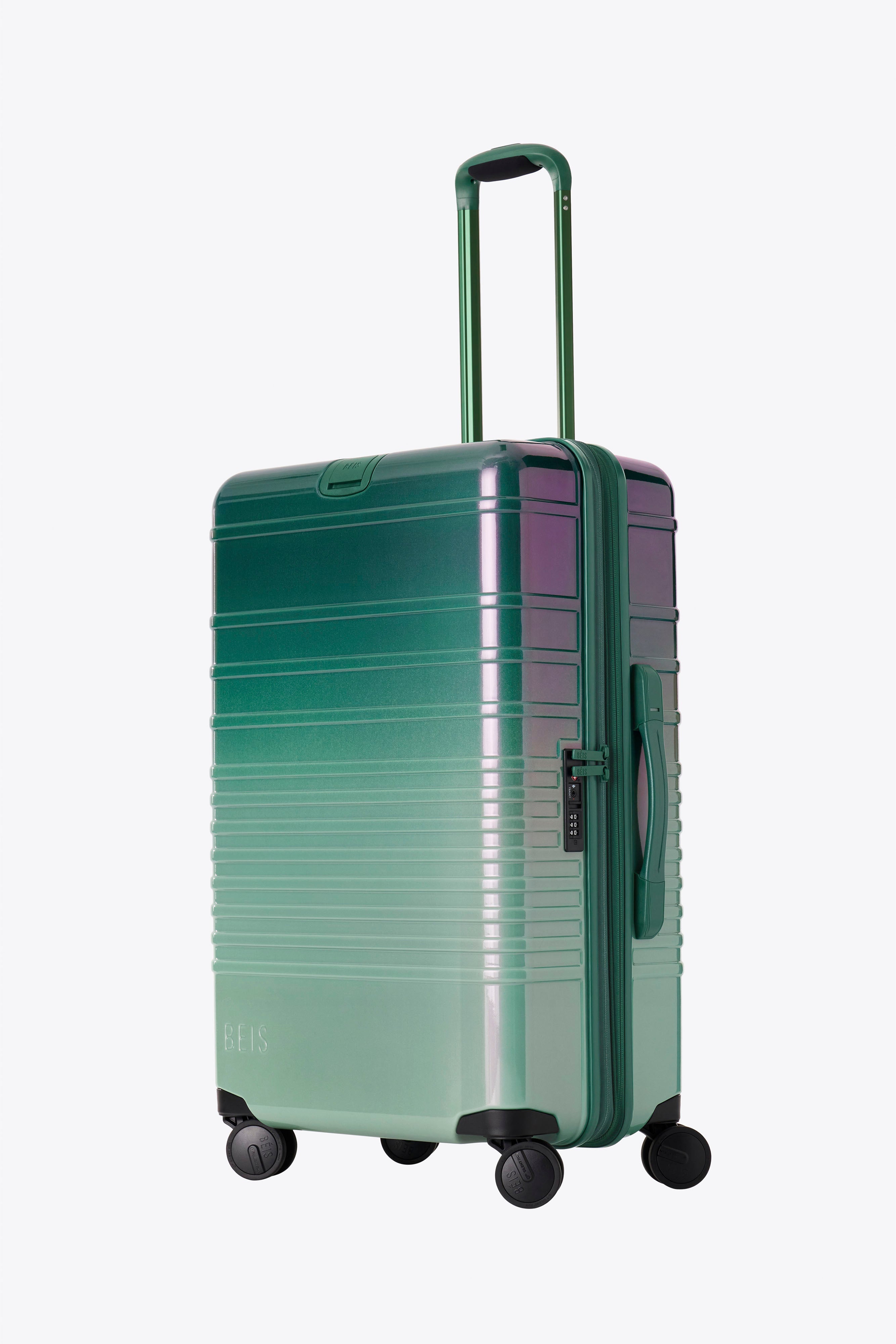 Medium checked luggage on sale