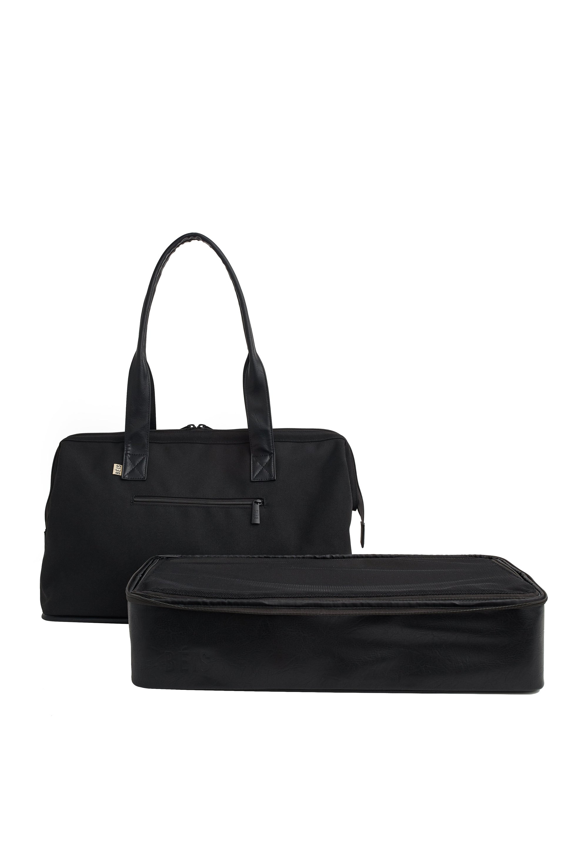 Convertible Weekender Black Removable Compartment