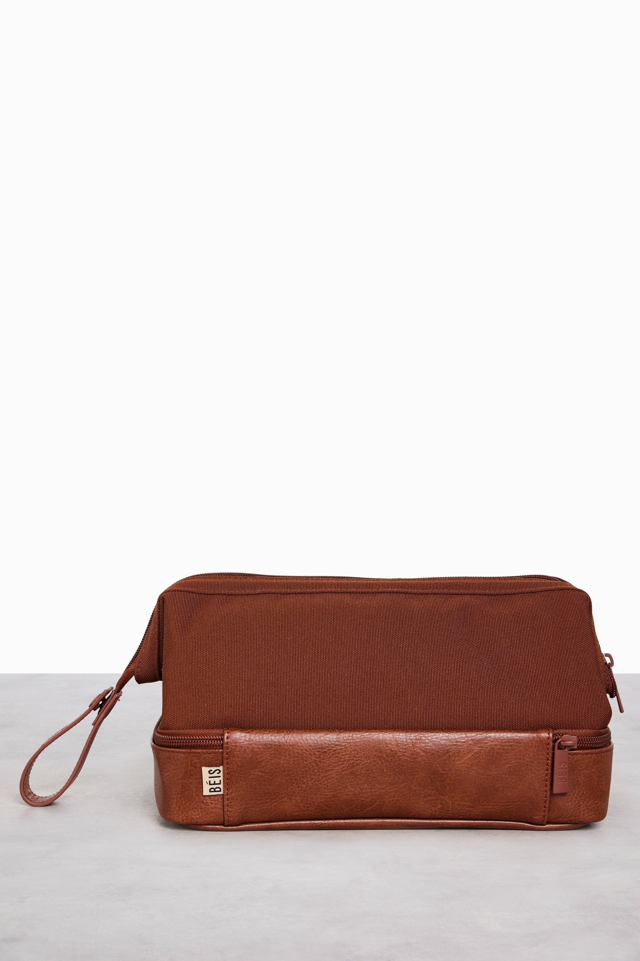 Dopp Kit In Maple - Brown Travel Toiletry Bag & Toiletry Kit