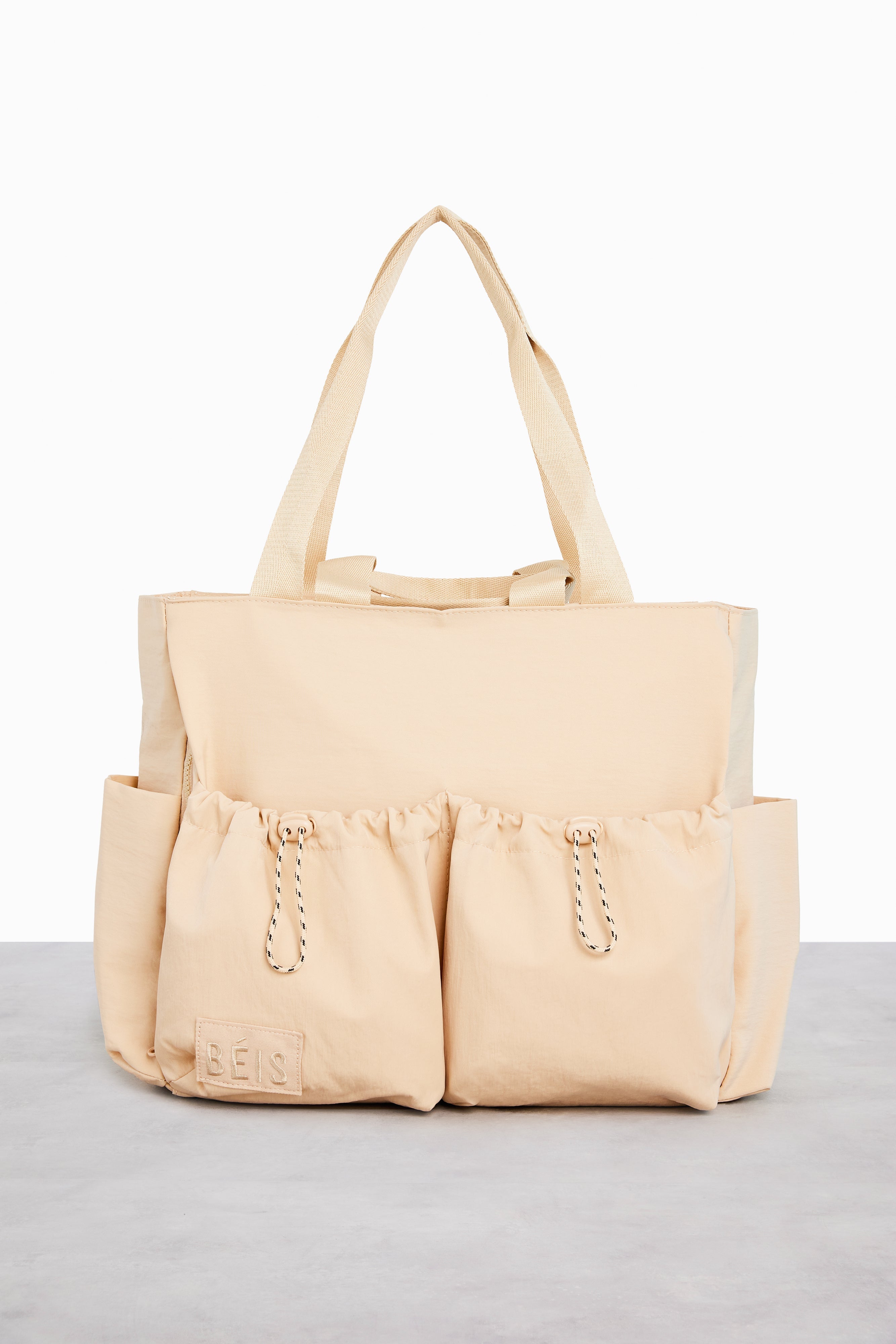 Béis 'The Sport Carryall' in Beige - Chic Tennis Tote