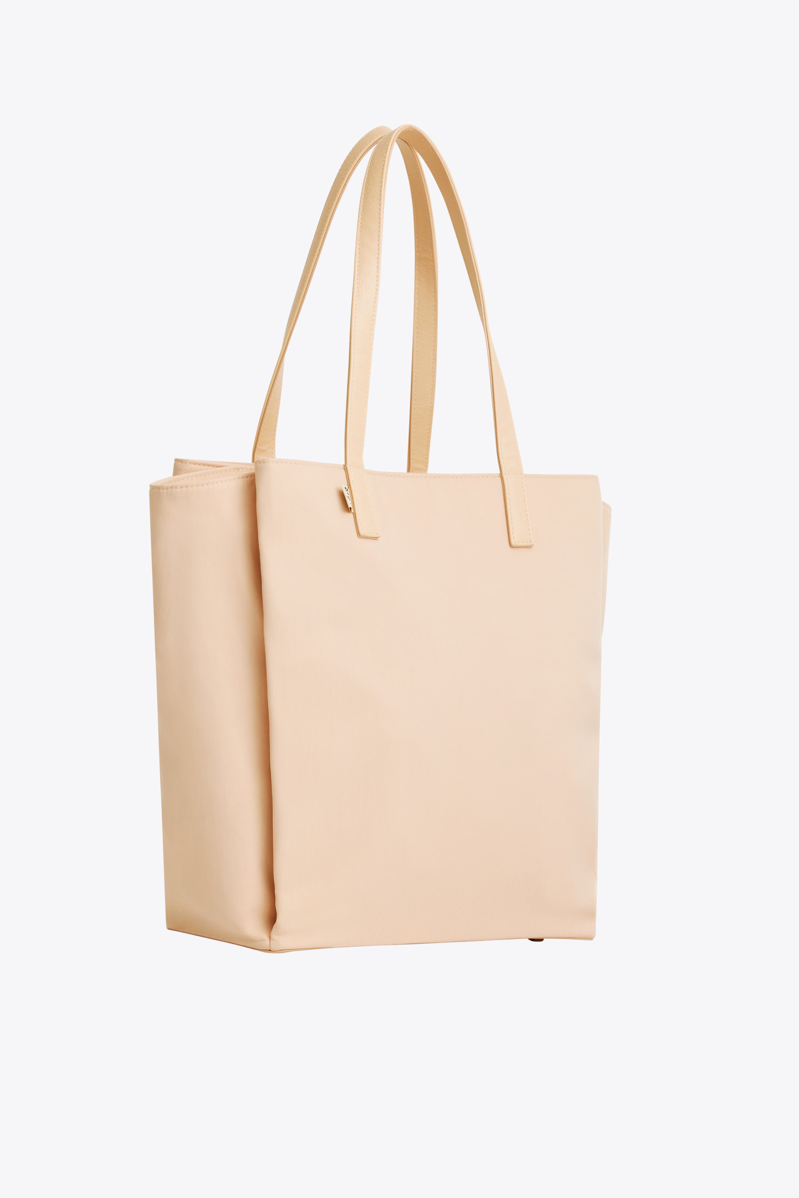 Beige shop tote handbags