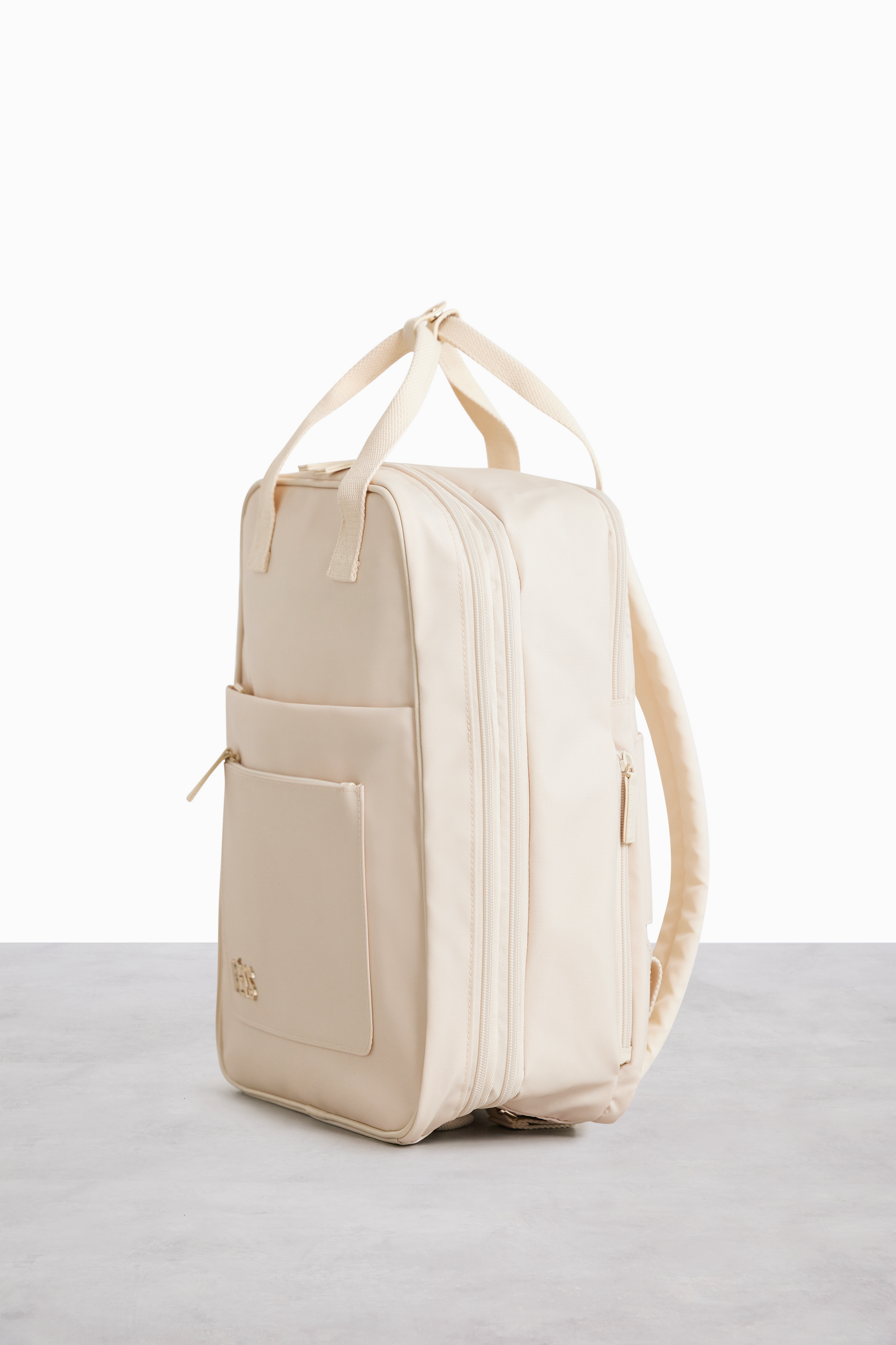 beis travel expandable backpack BÉIS 'The Expandable Backpack' in Beige