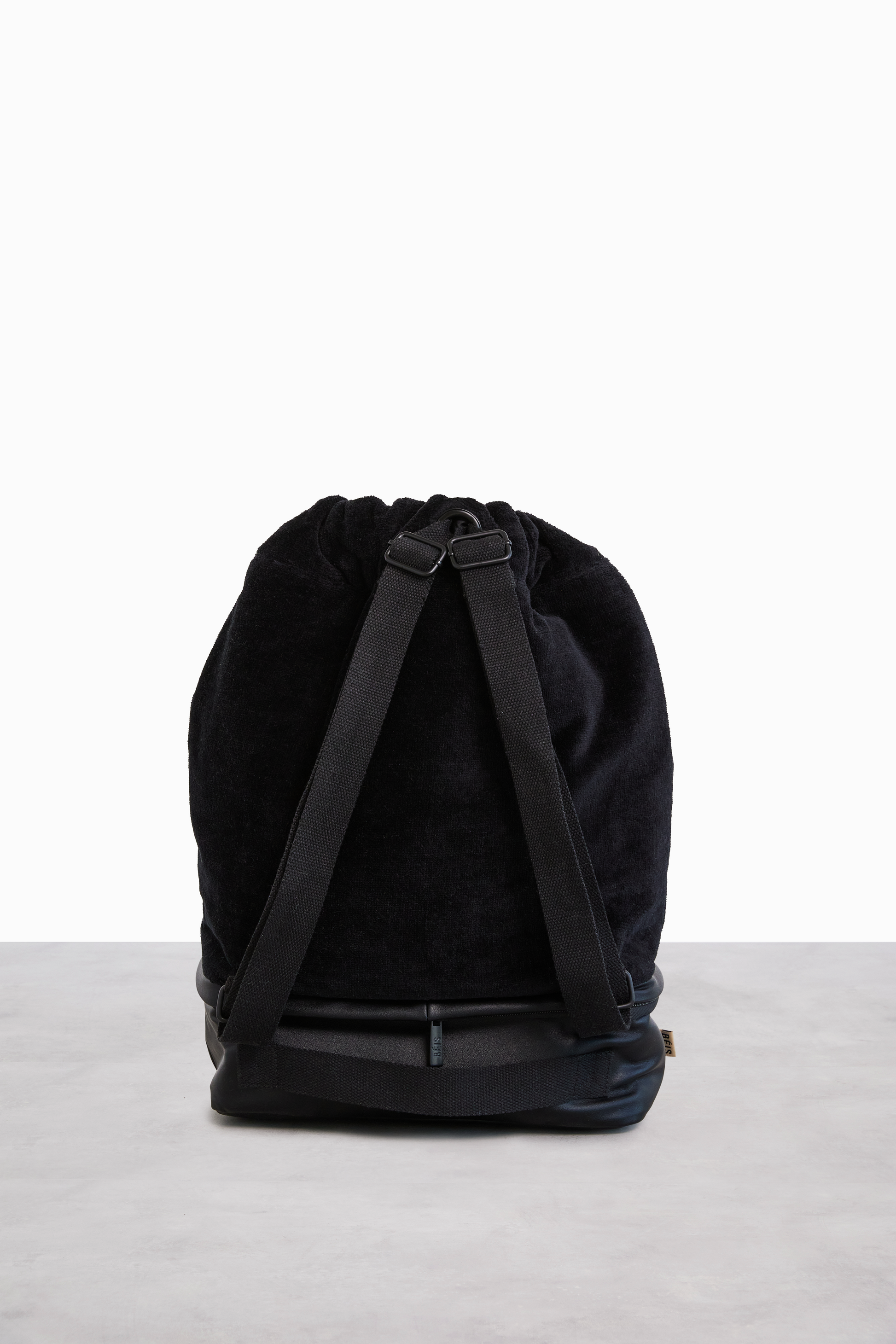 beulah leather drawstring backpack The Black Backpack Cooler