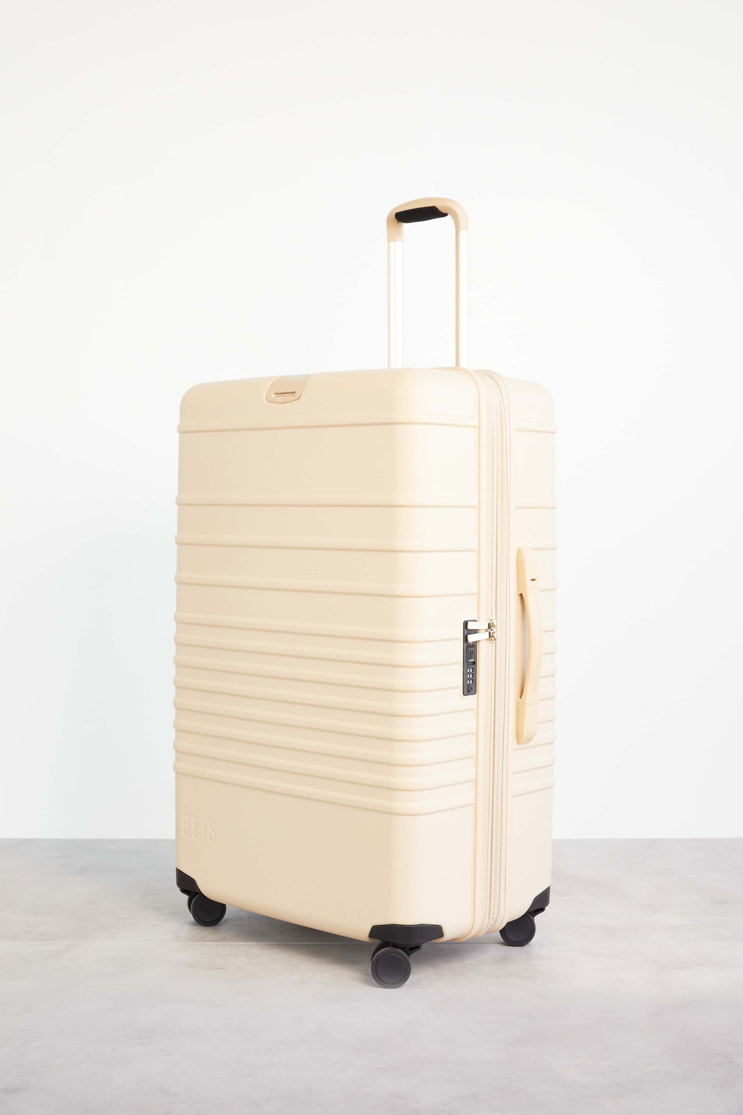 29" Large Check-In Roller Beige Front