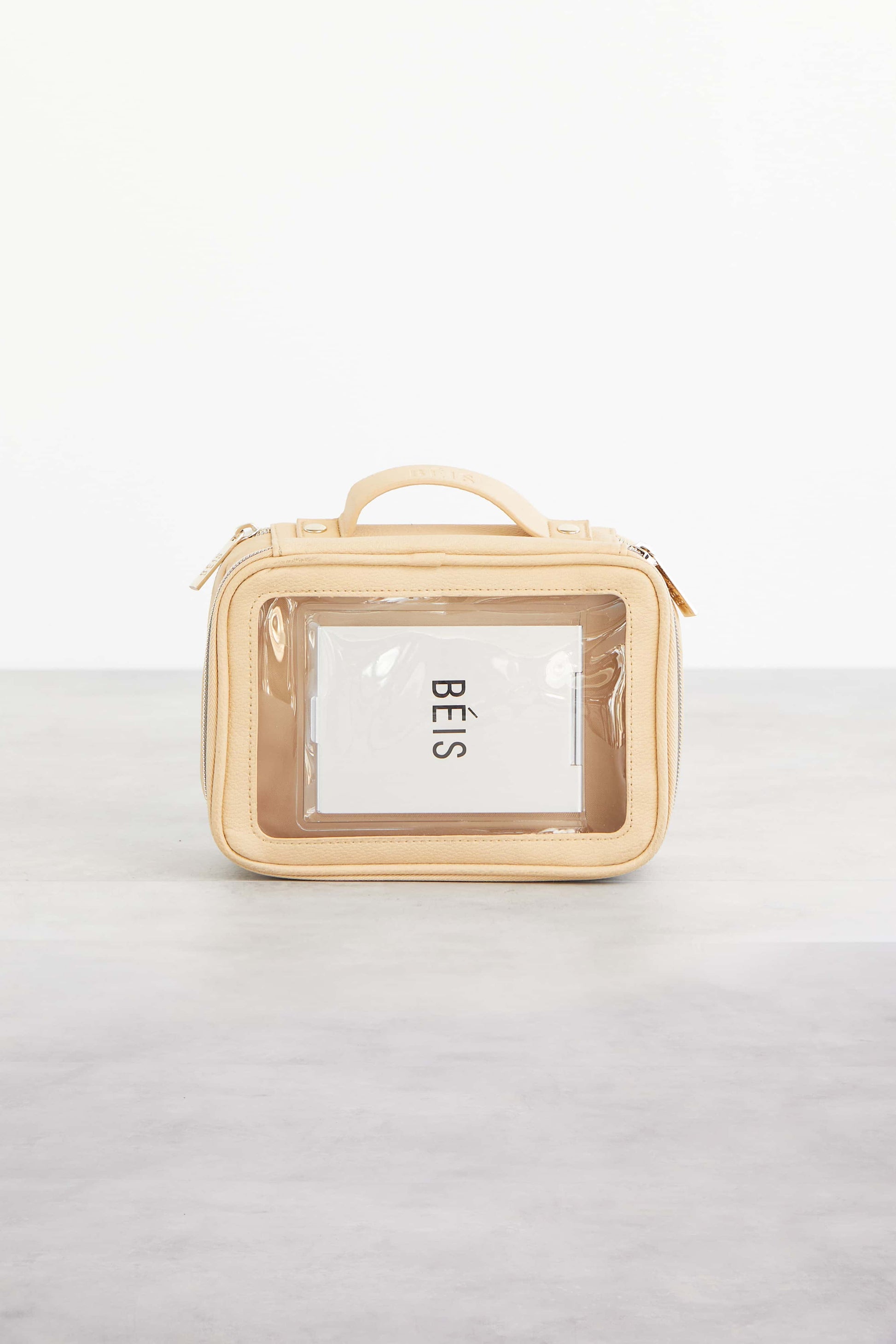 On The Go Essentials Case Beige Front