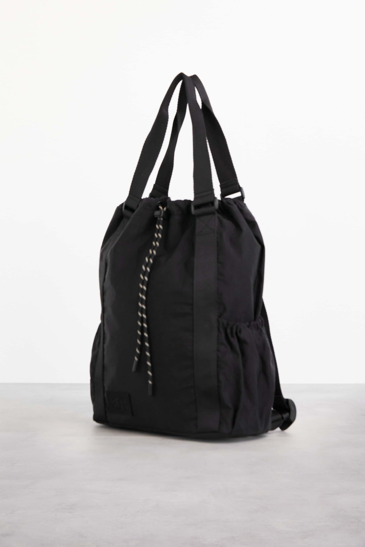 Sport Tote Black Front and Side