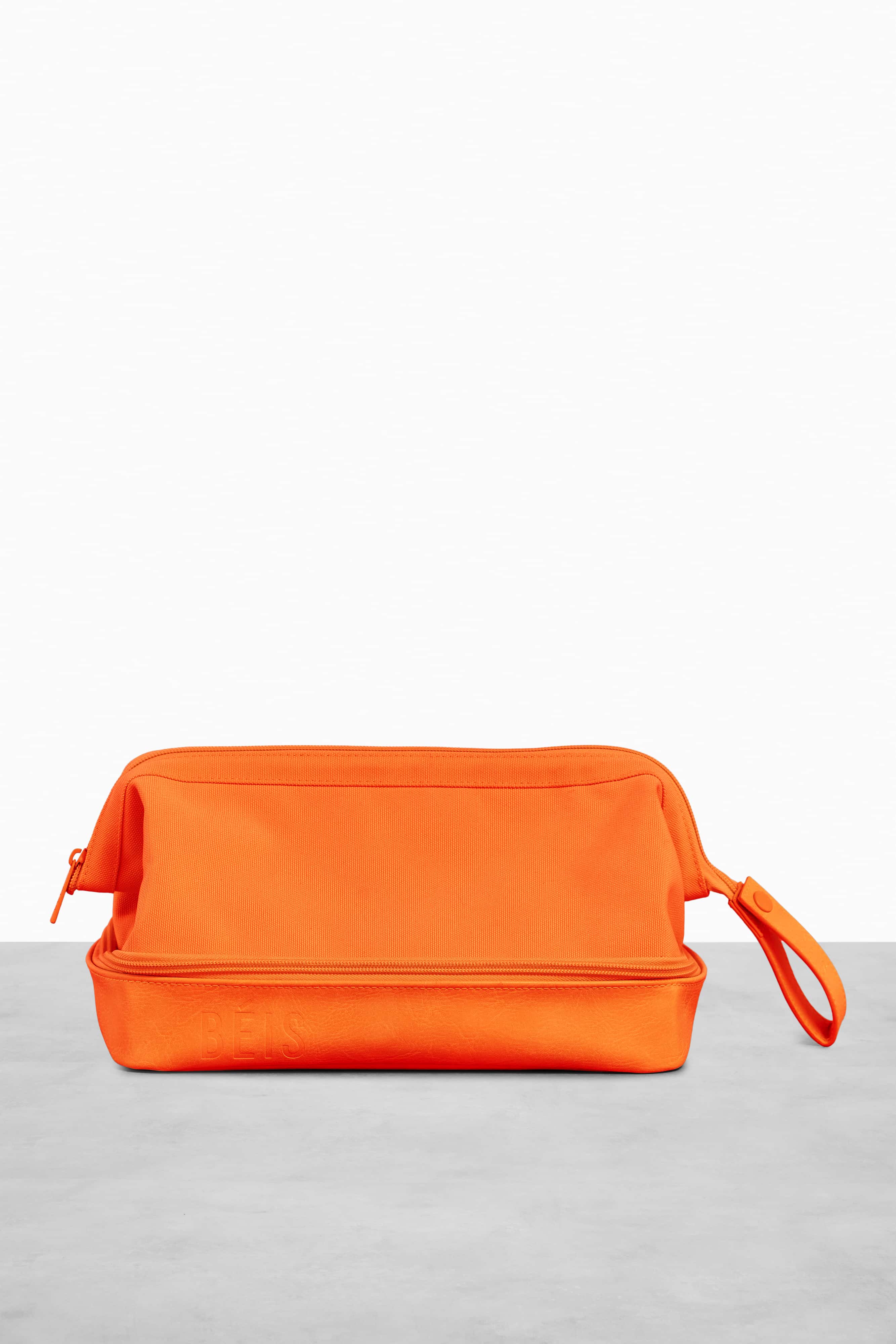 Beis Cosmetic Case Bag newest in Creamsicle Orange