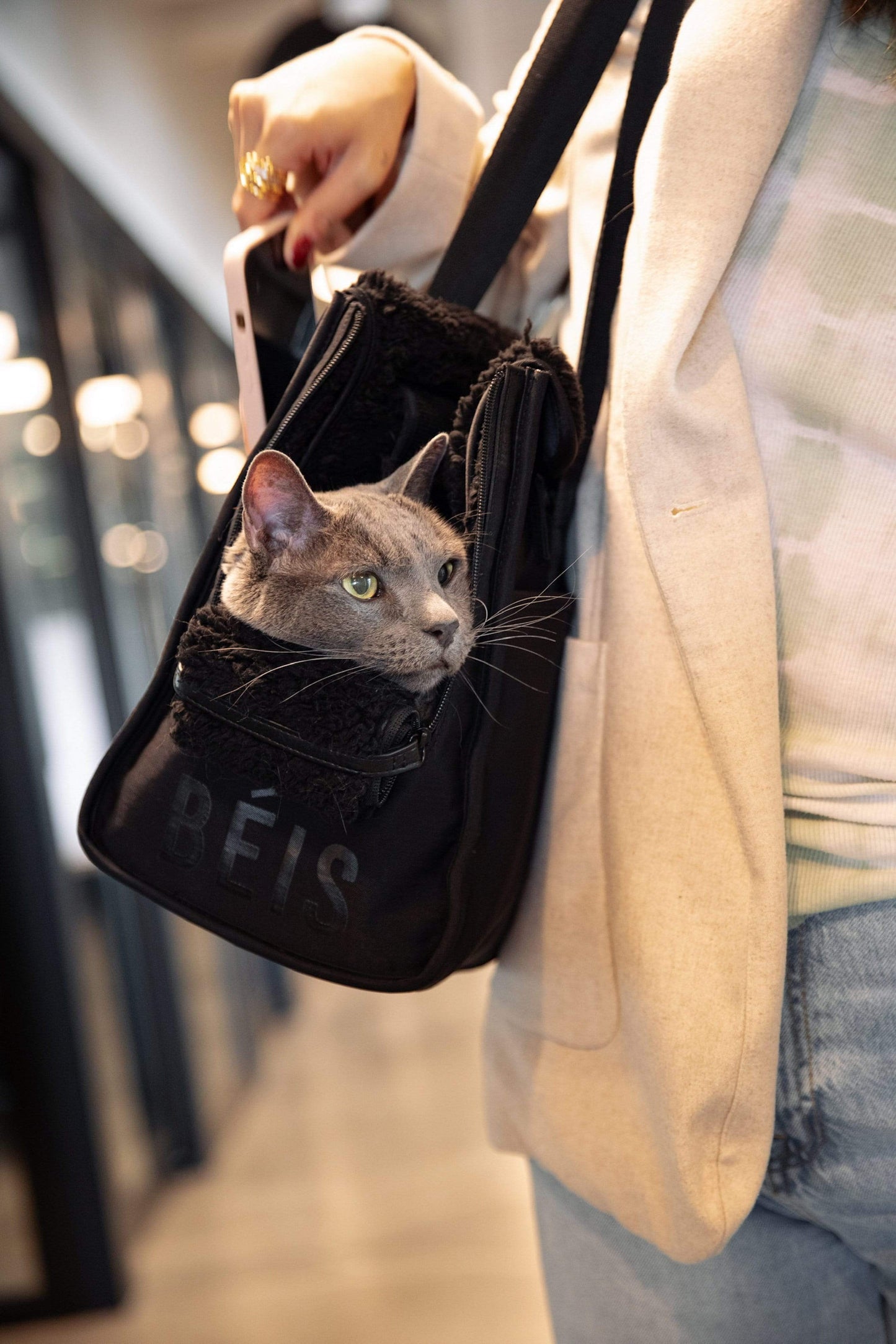 The Everyday Pet Tote in Black