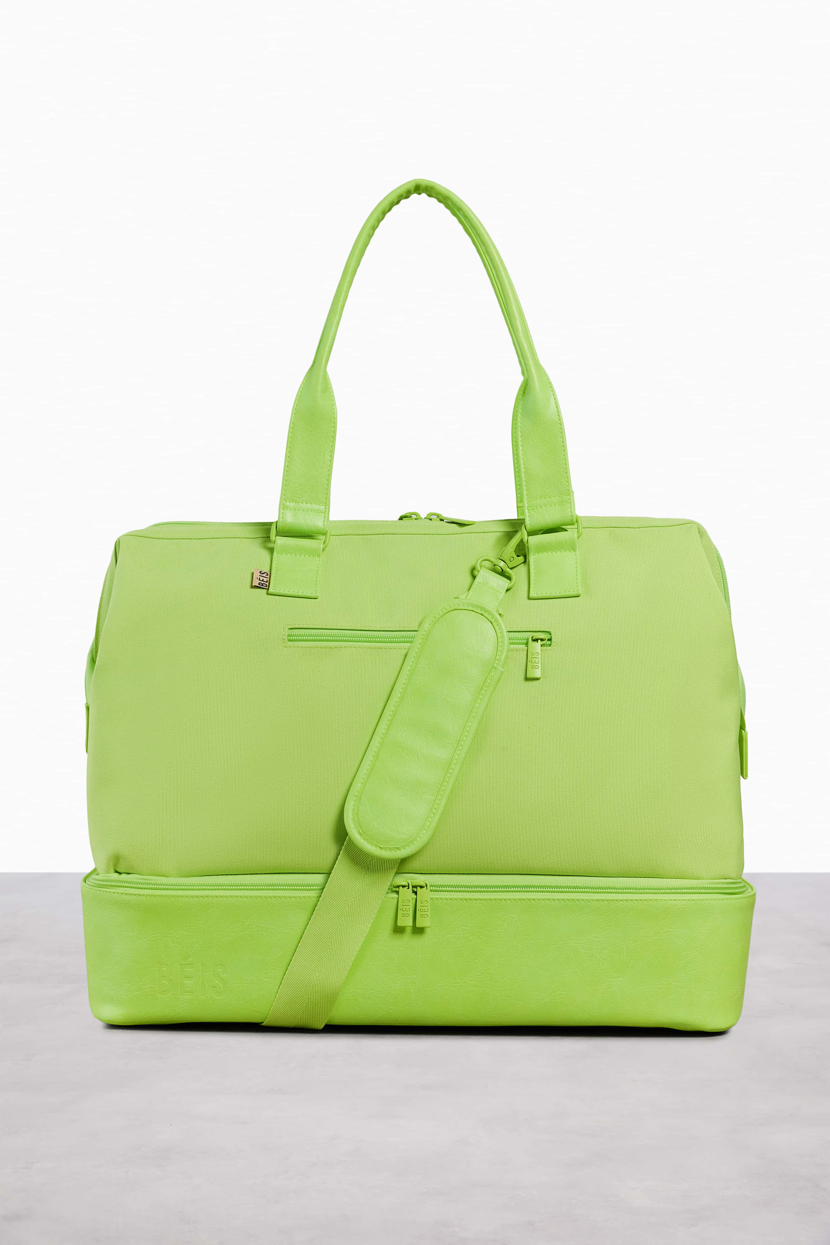 Citron Weekender Bag Green Overnight Bags Travel Duffle Beis Travel